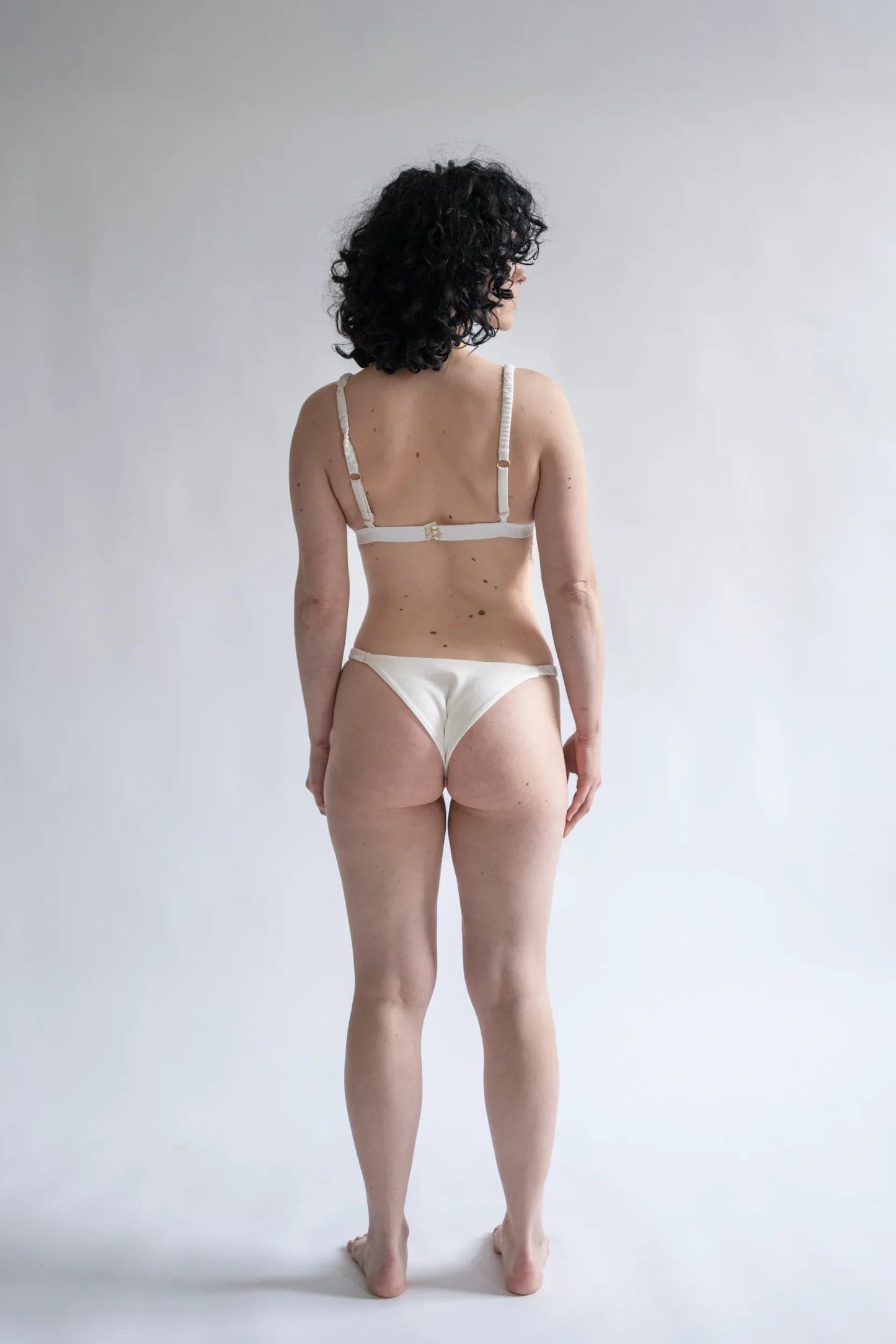 Silk Bra – White