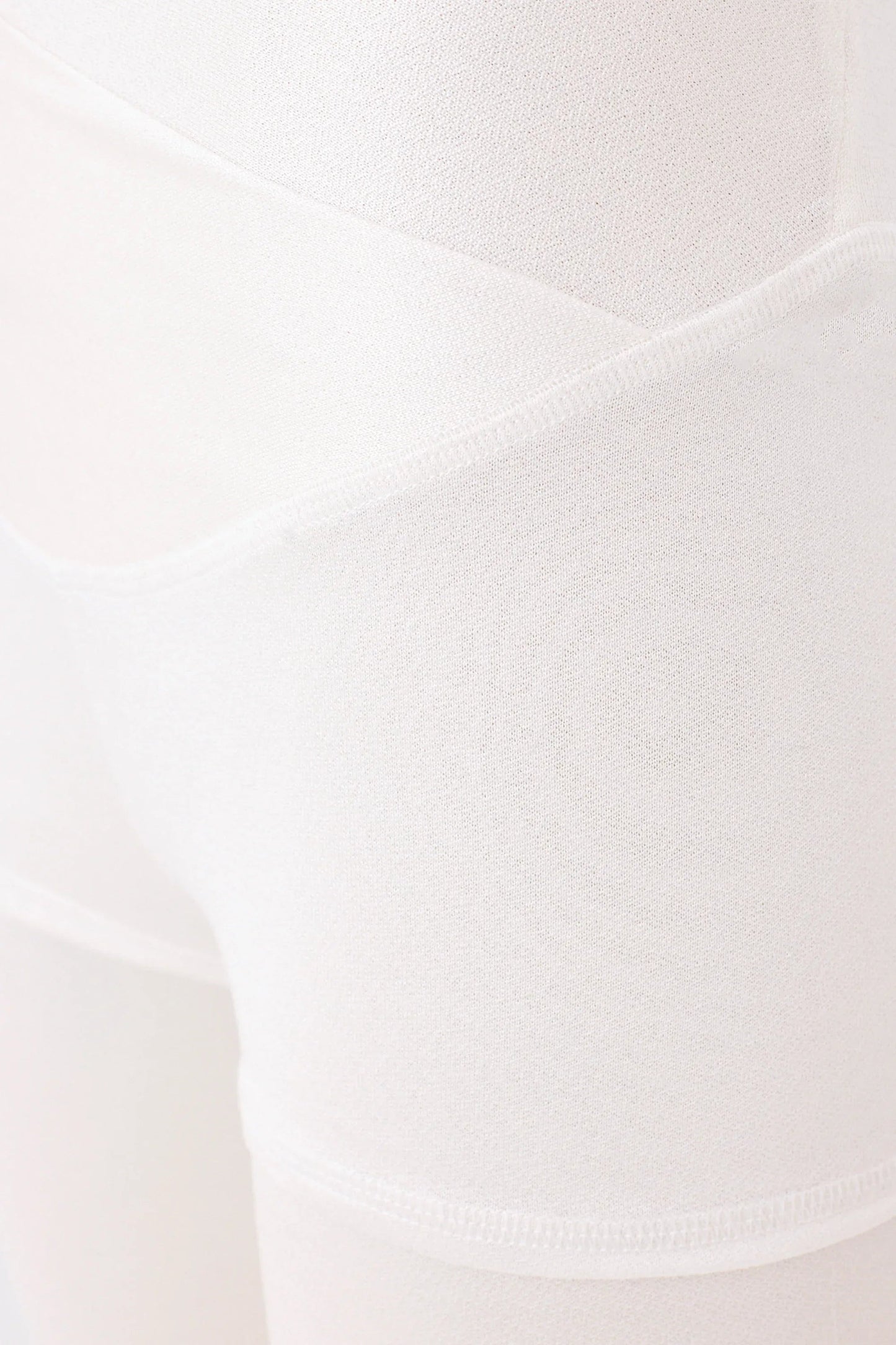 Women's Silk Sports Shorts - White