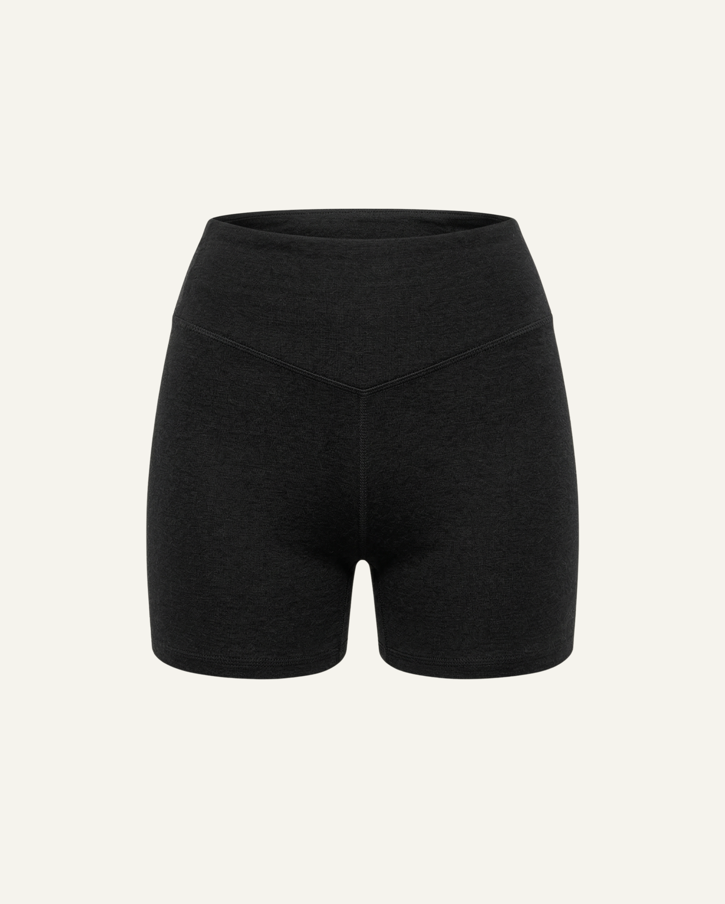 Women's Merino Wool Biker Shorts – Black | Non-Toxic Bike Shorts