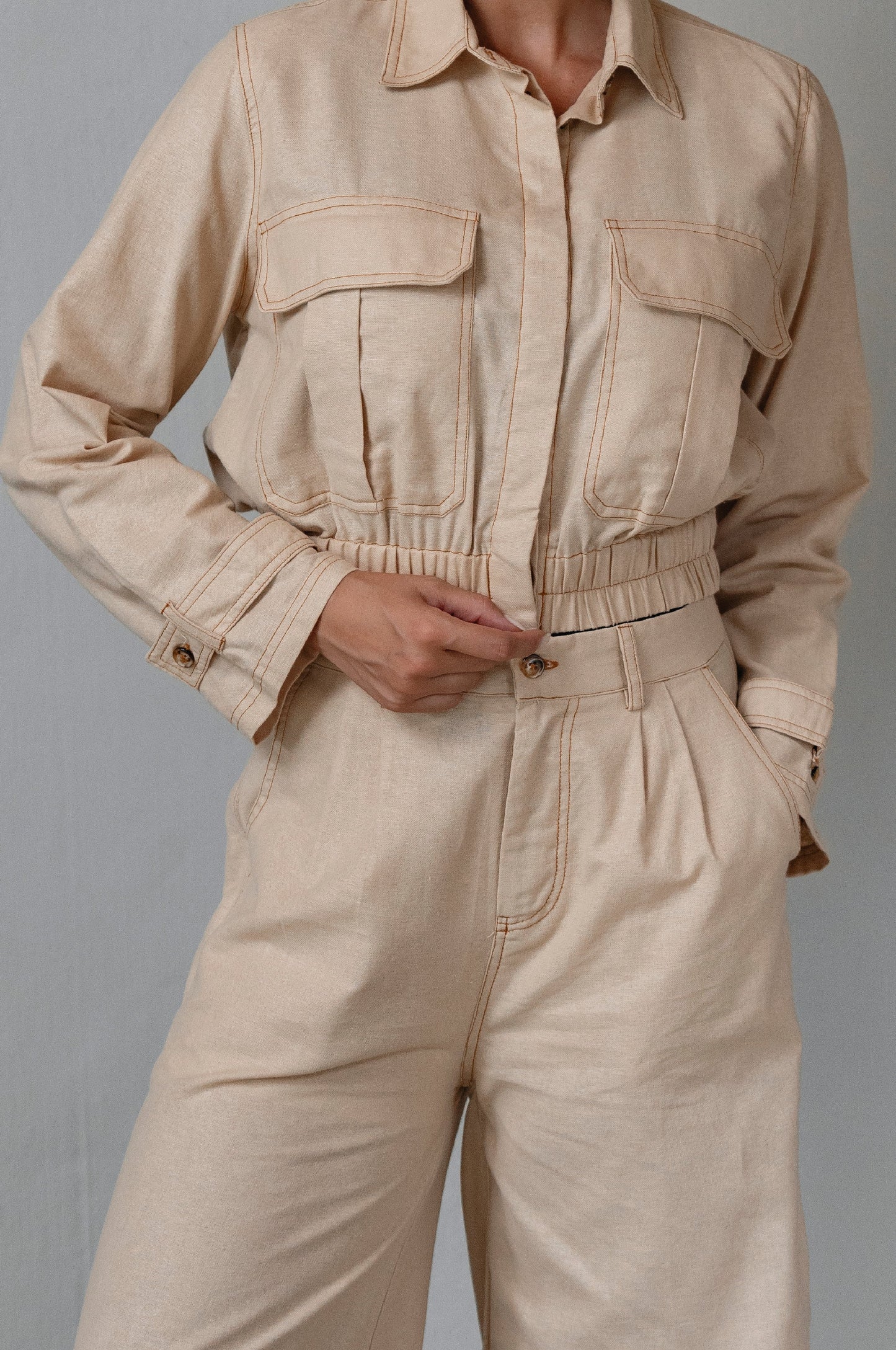 Orion Wide Leg Linen Pants