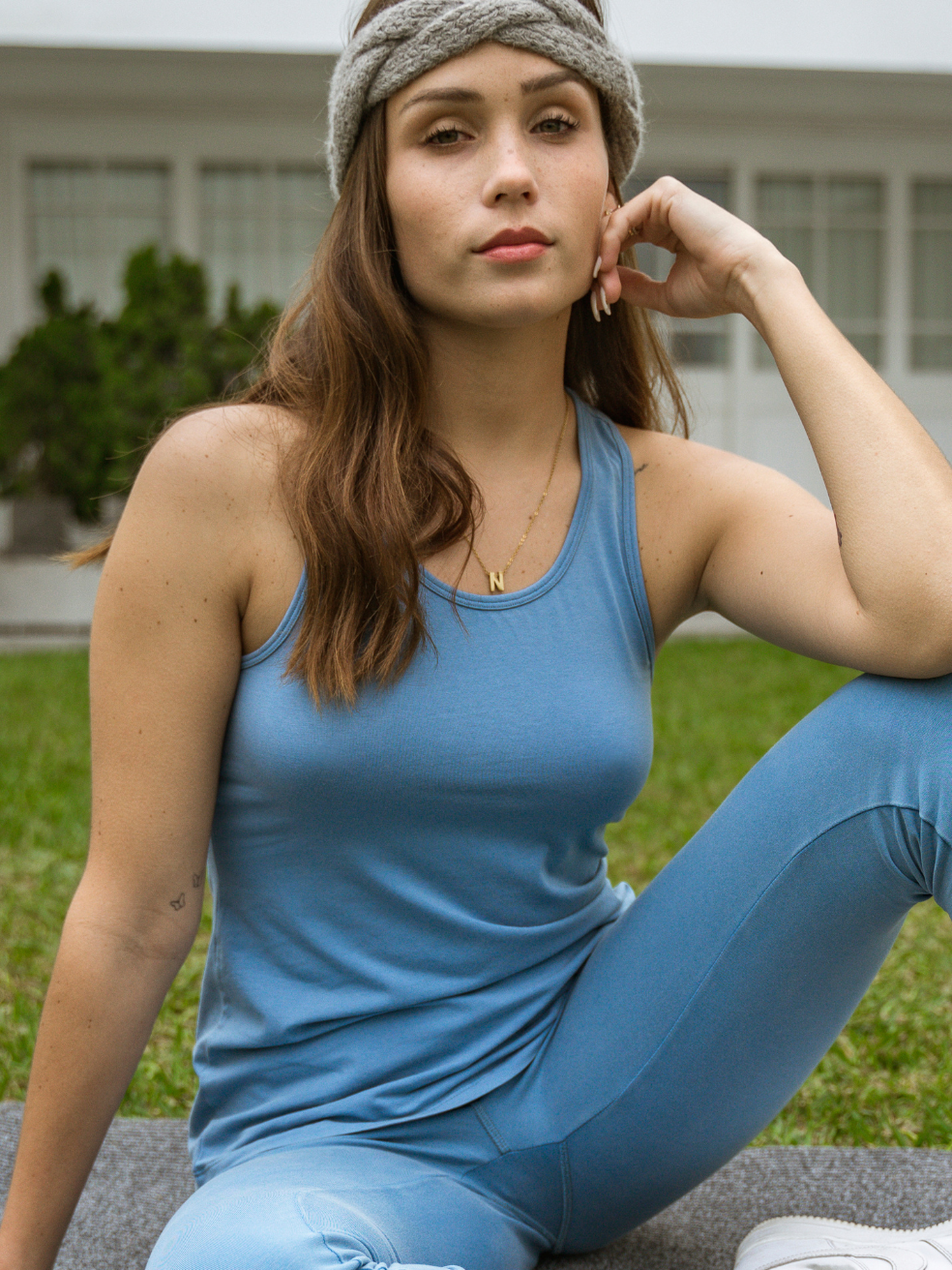 Amabel Organic Pima Cotton Racerback Tank