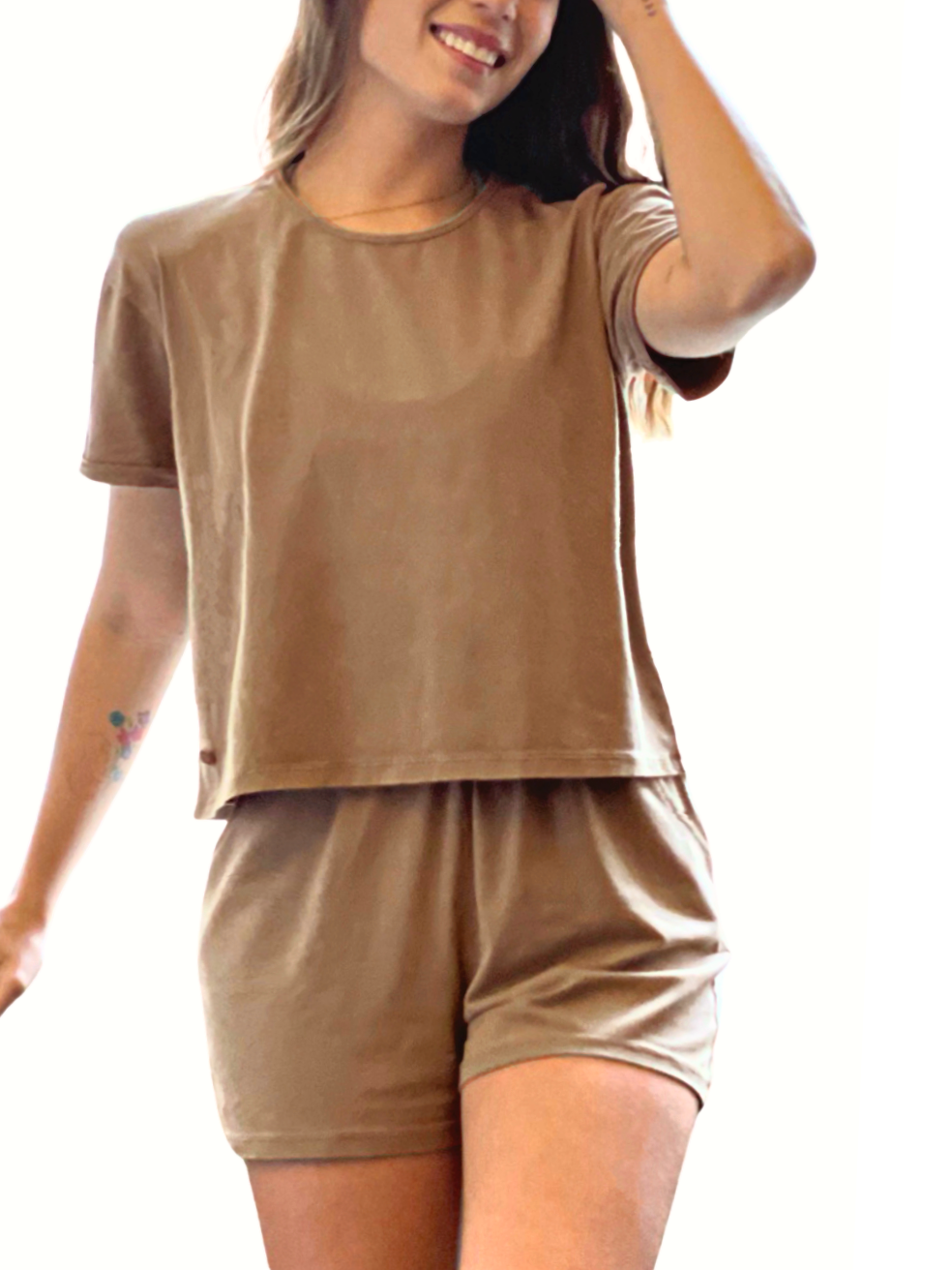 Avelina Organic Pima Cotton Shorts
