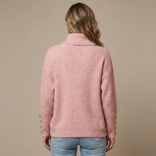 LUCIA | Women’s turtleneck knit sweater