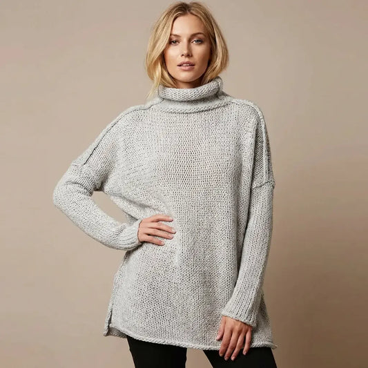 ELENA | Women’s Turtleneck Knit Sweater