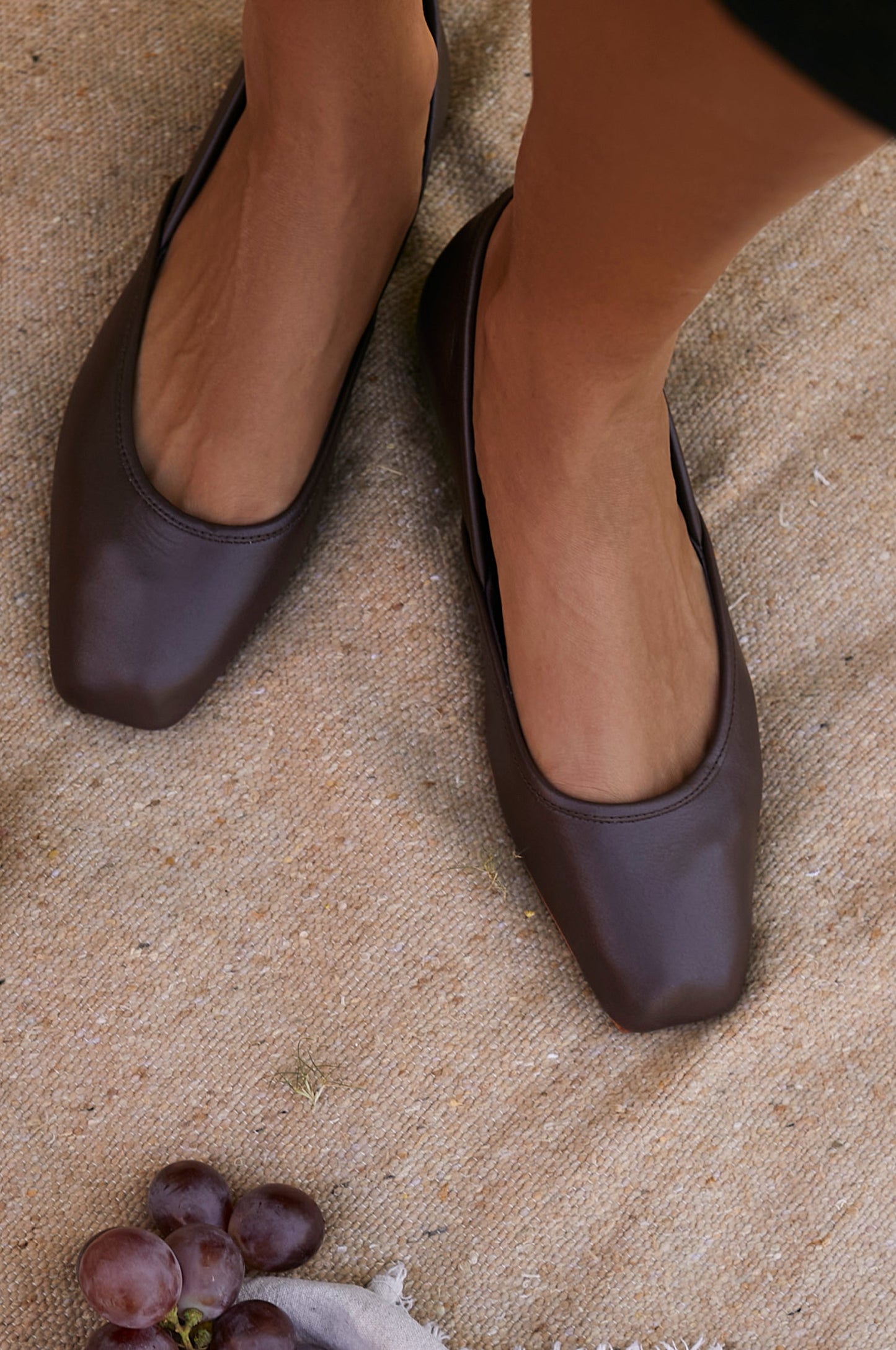 Xandra Square Toe Ballet Flats