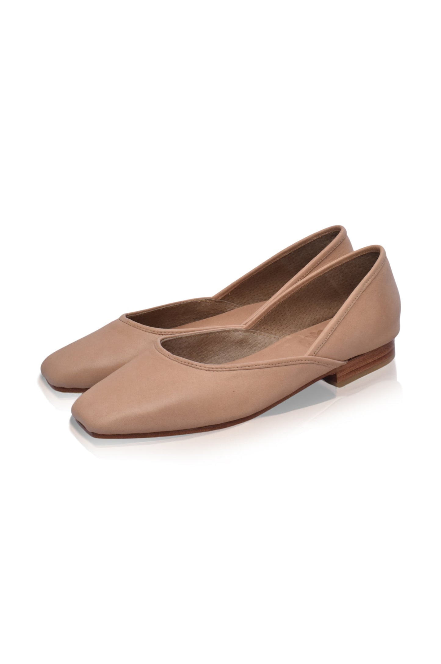 Xandra Square Toe Ballet Flats