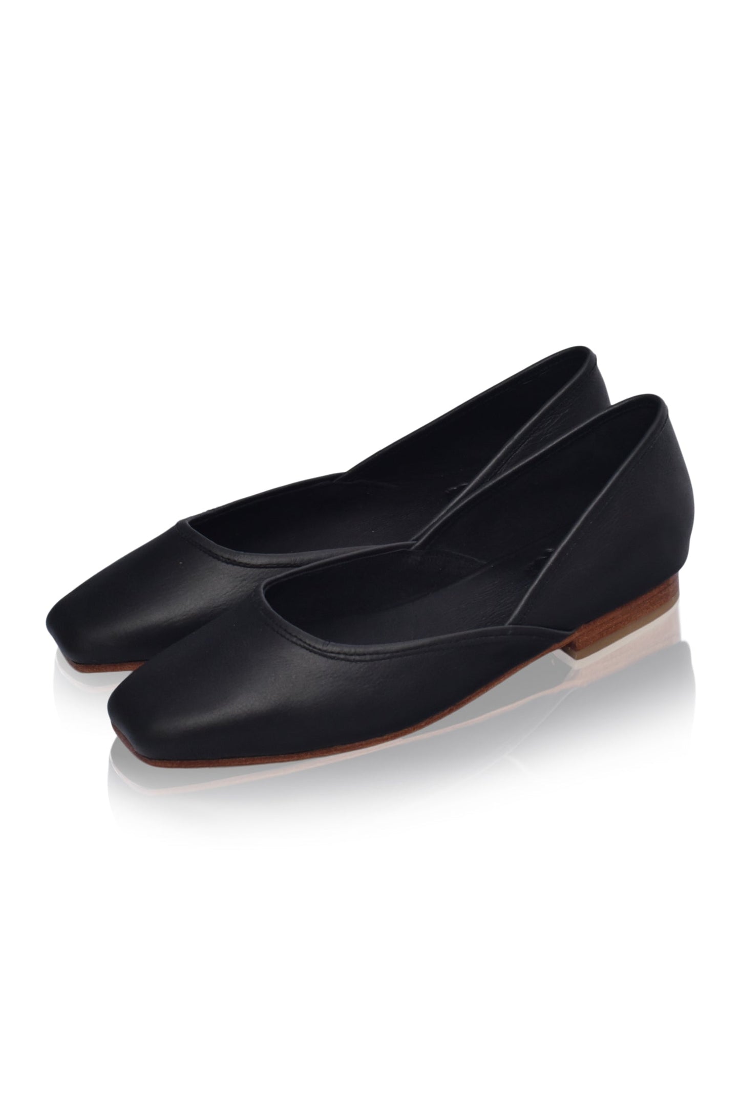 Xandra Square Toe Ballet Flats