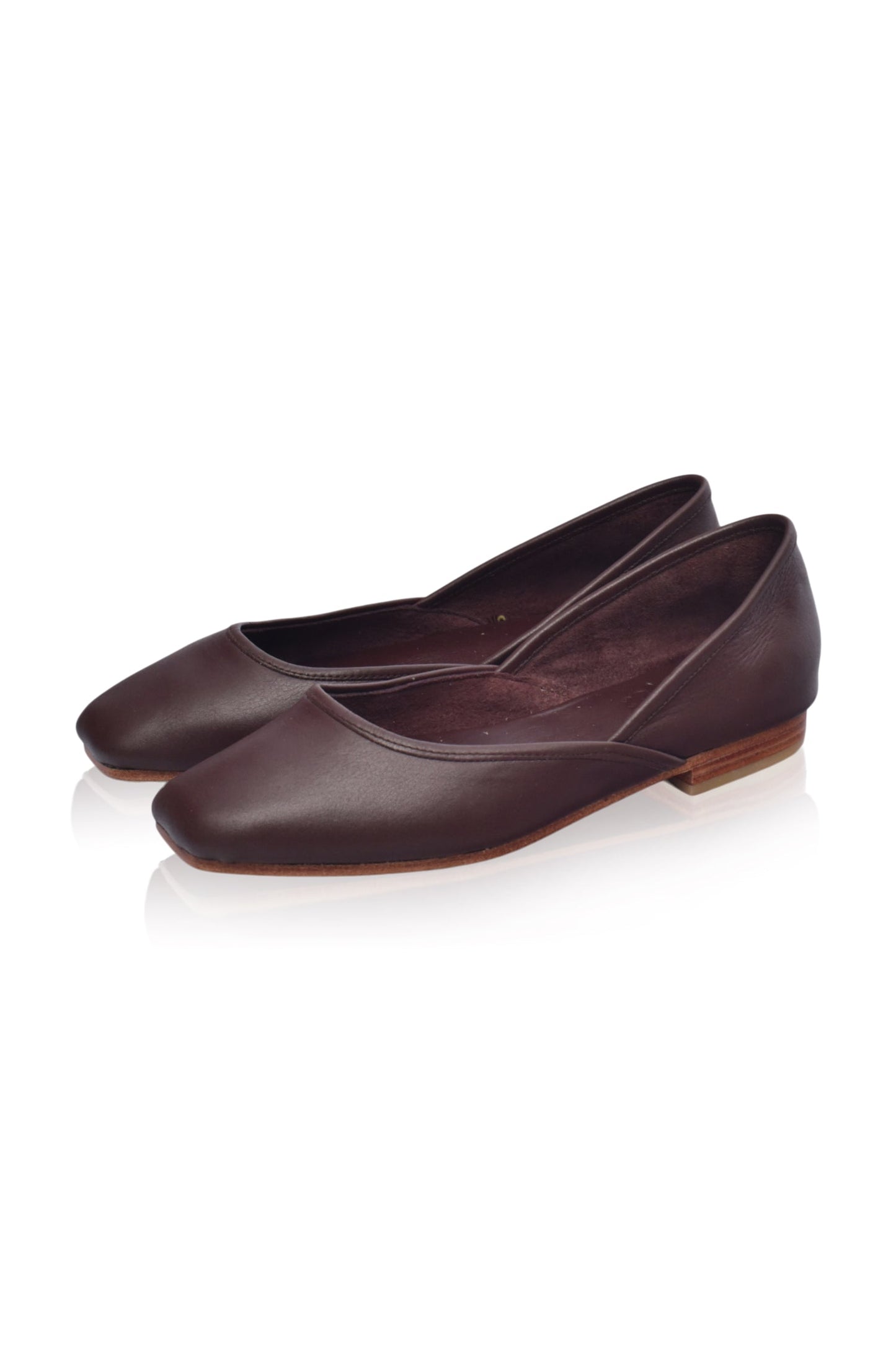 Xandra Square Toe Ballet Flats