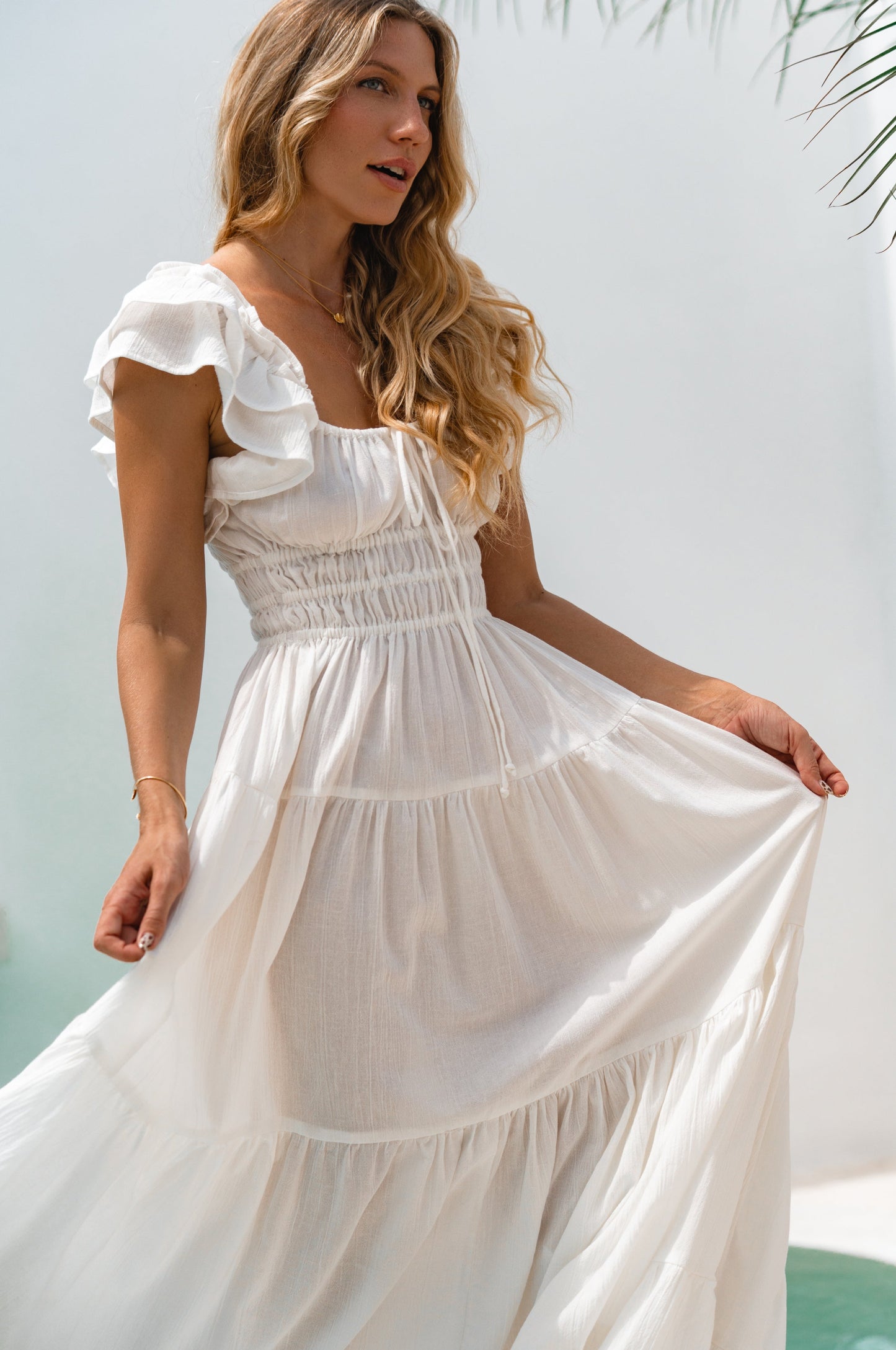Hyacinthe Ruffled Maxi Dress