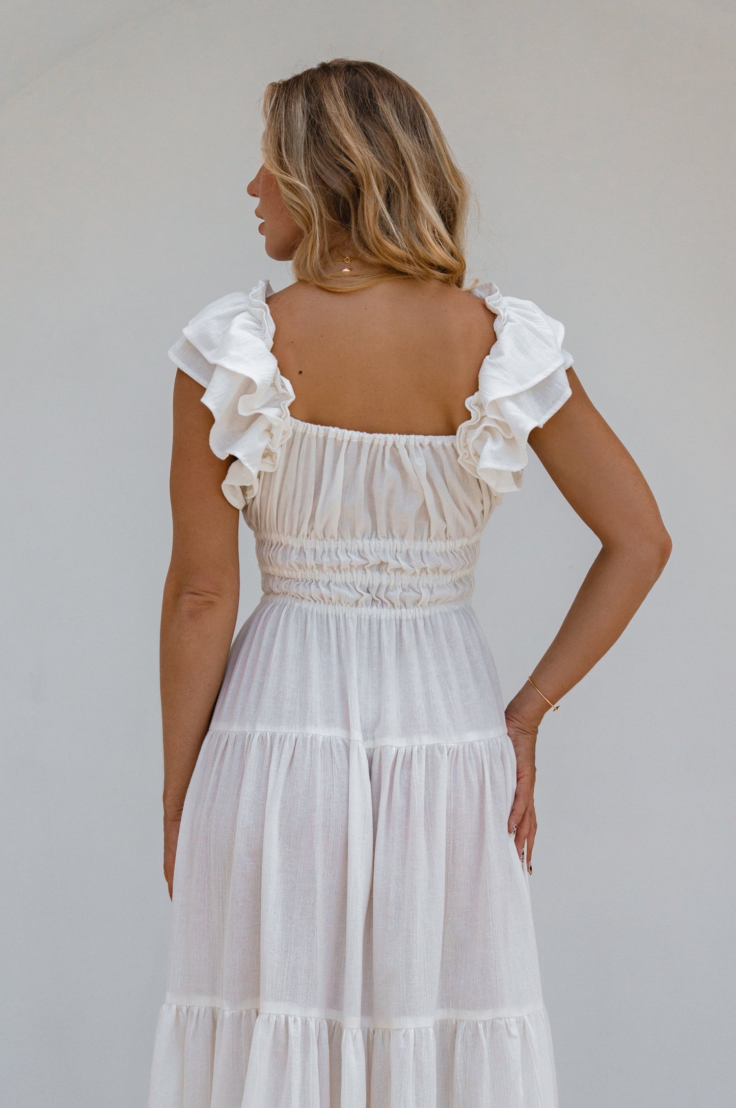 Hyacinthe Ruffled Maxi Dress