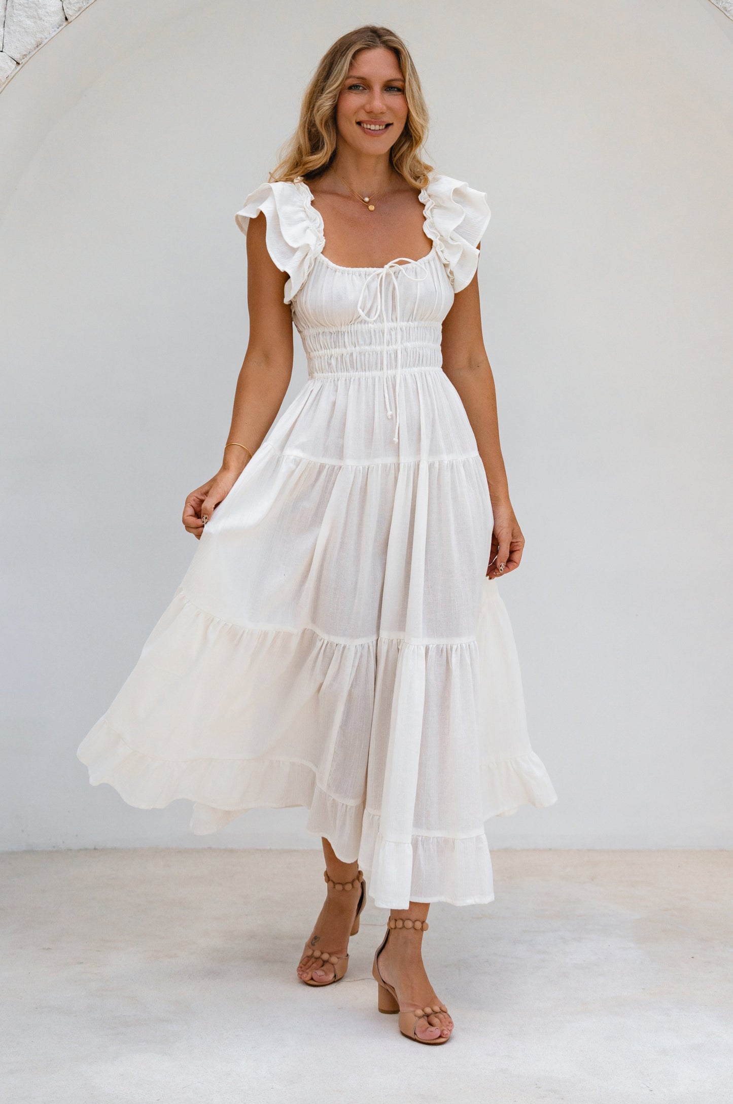 Hyacinthe Ruffled Maxi Dress