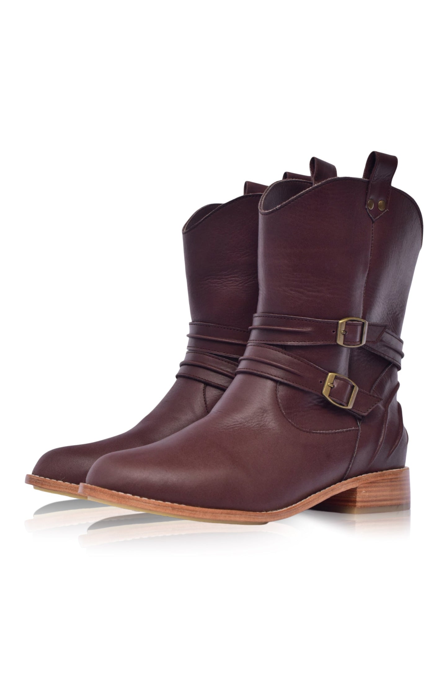 Danae Leather Ankle Boots