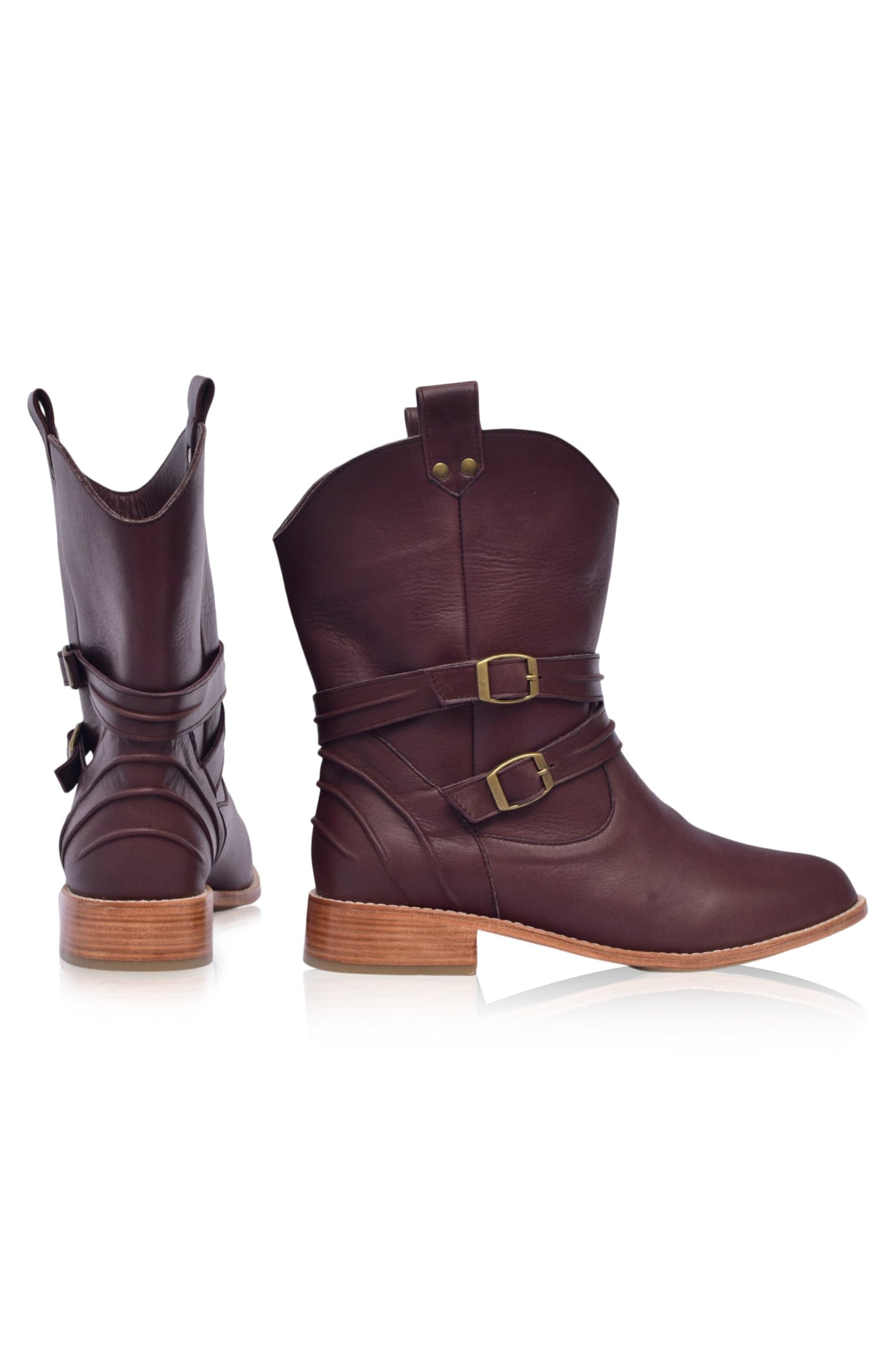 Danae Leather Ankle Boots
