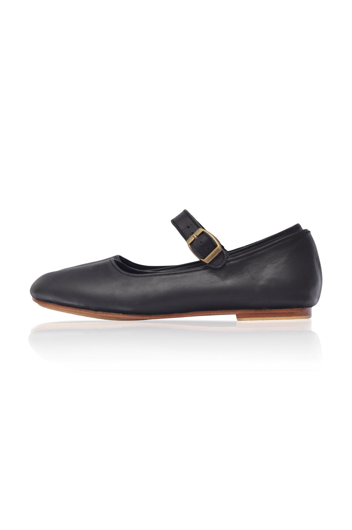 Isolde Mary Jane Leather Flats