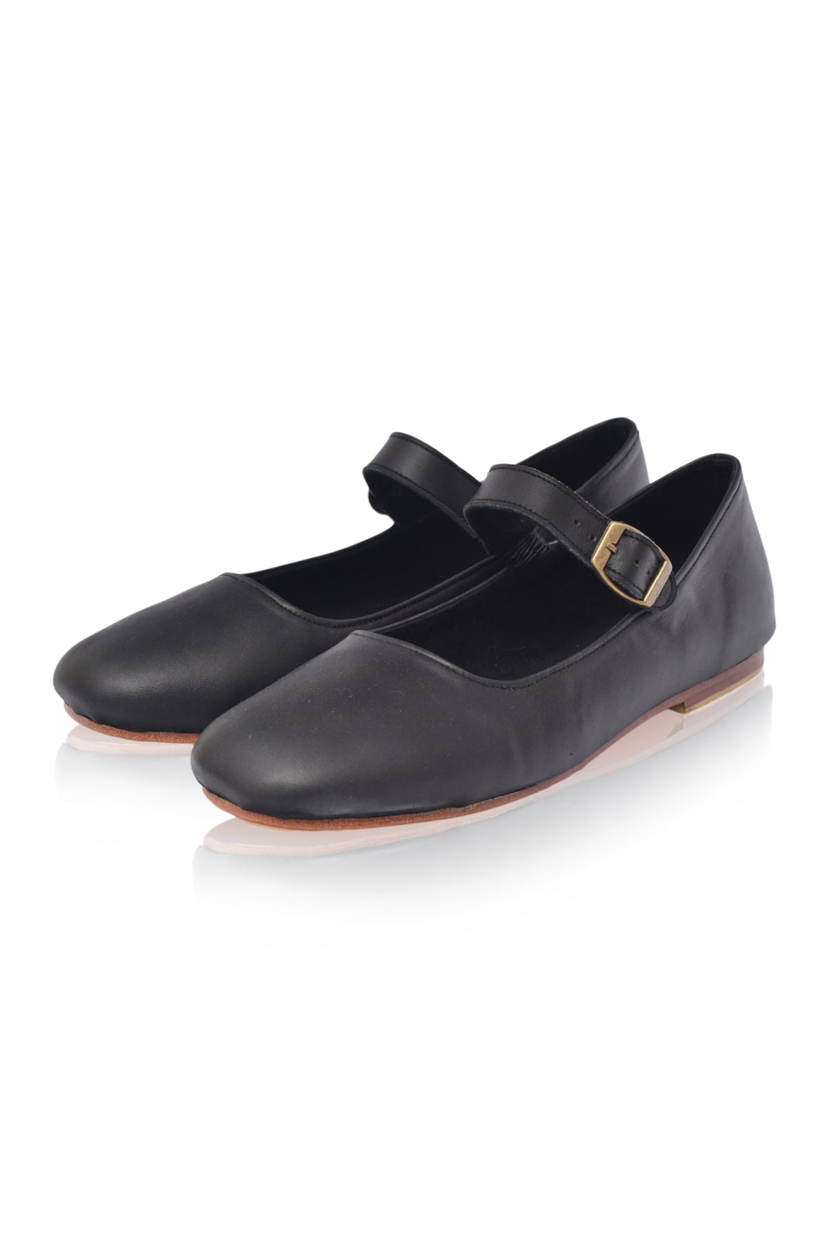 Isolde Mary Jane Leather Flats
