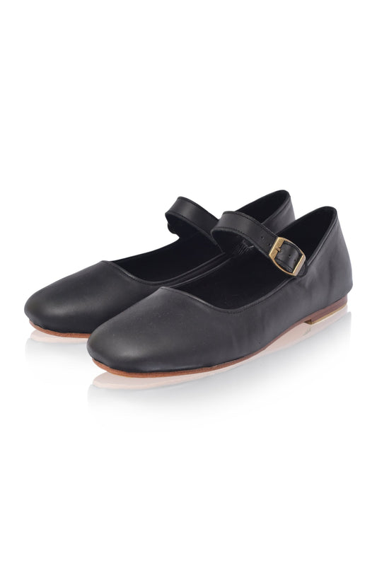 Isolde Mary Jane Leather Flats