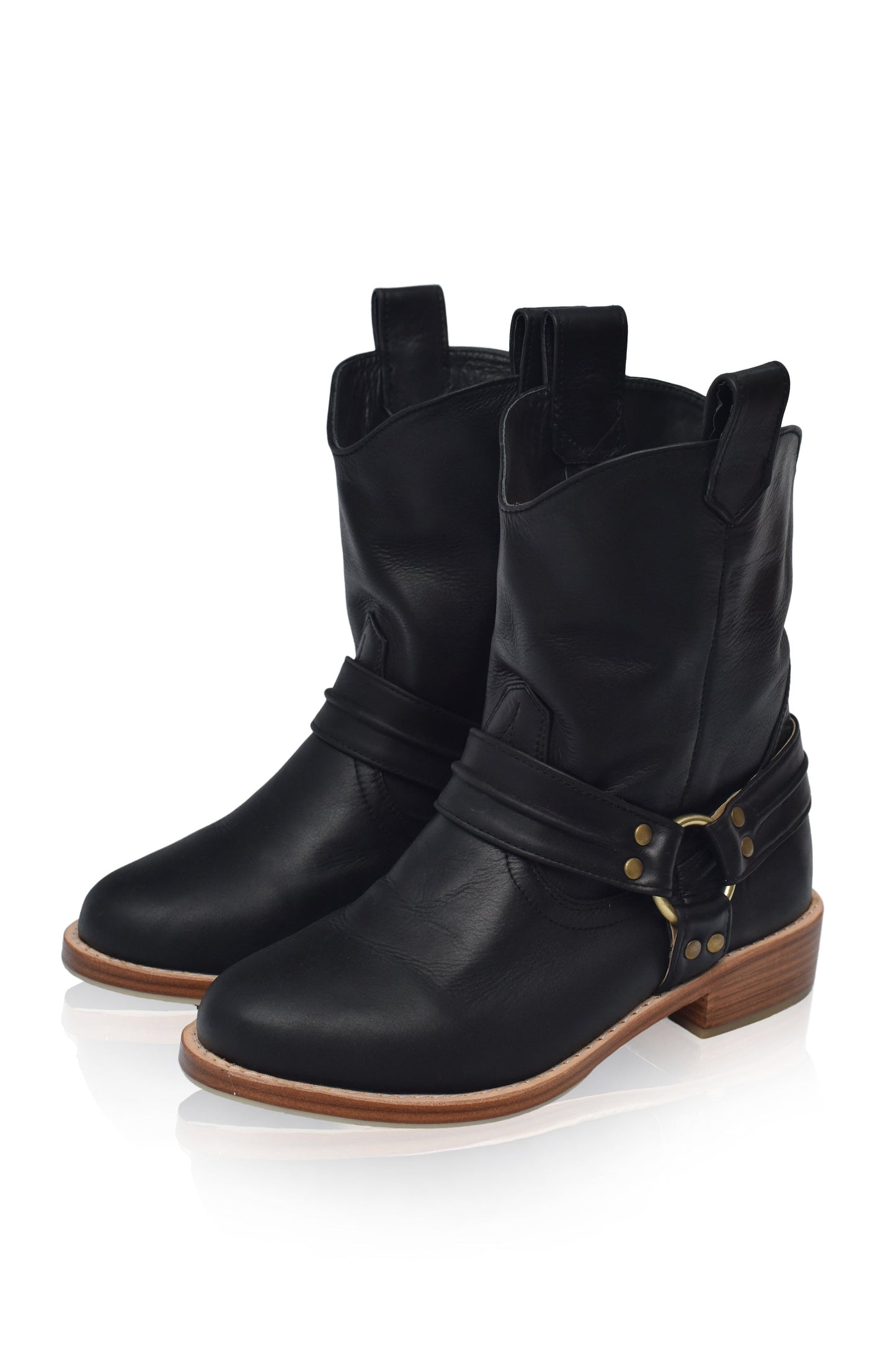 Wilde Pull-On Leather Boots