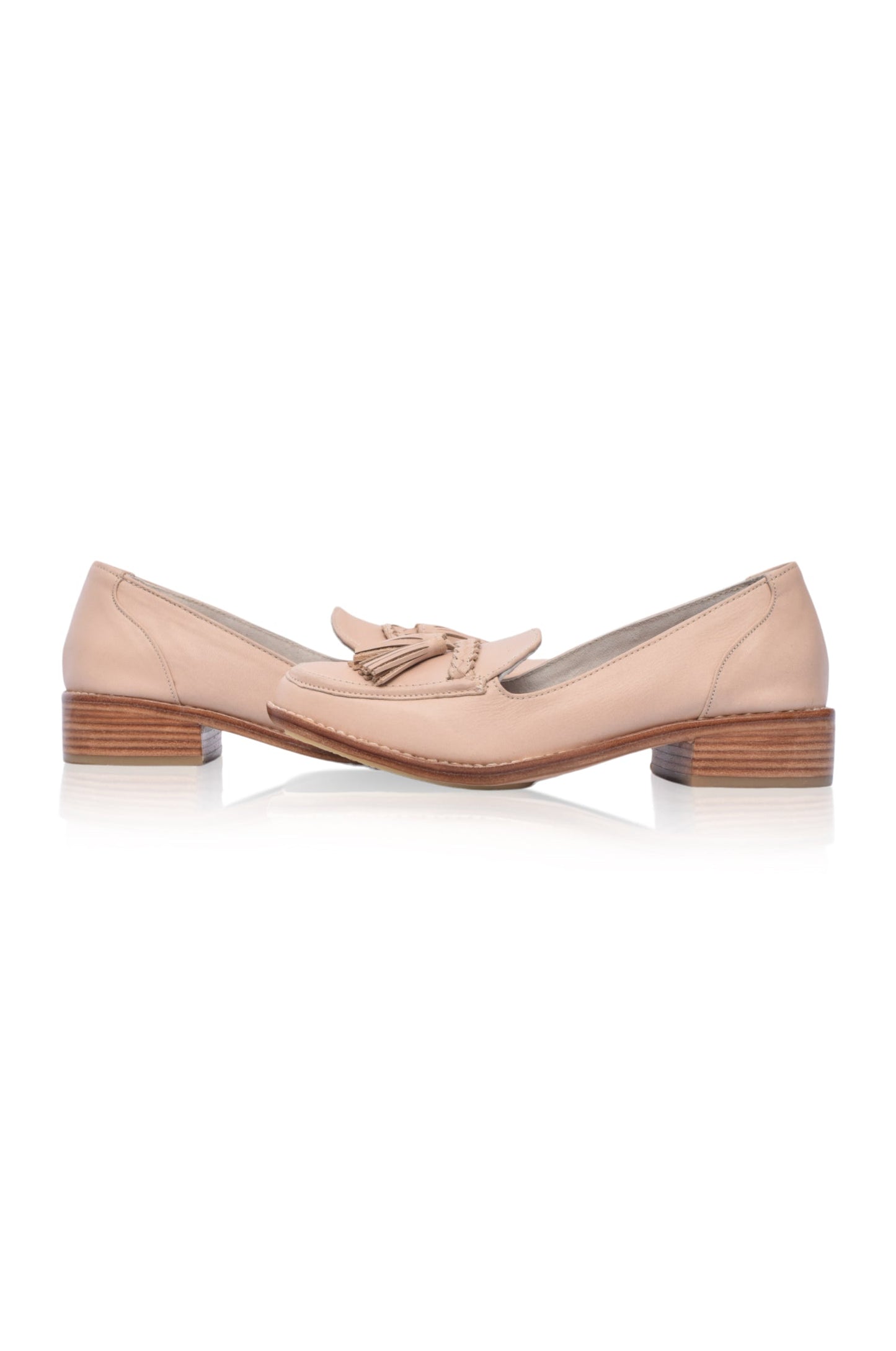 Dominique Leather Loafers with Tassel