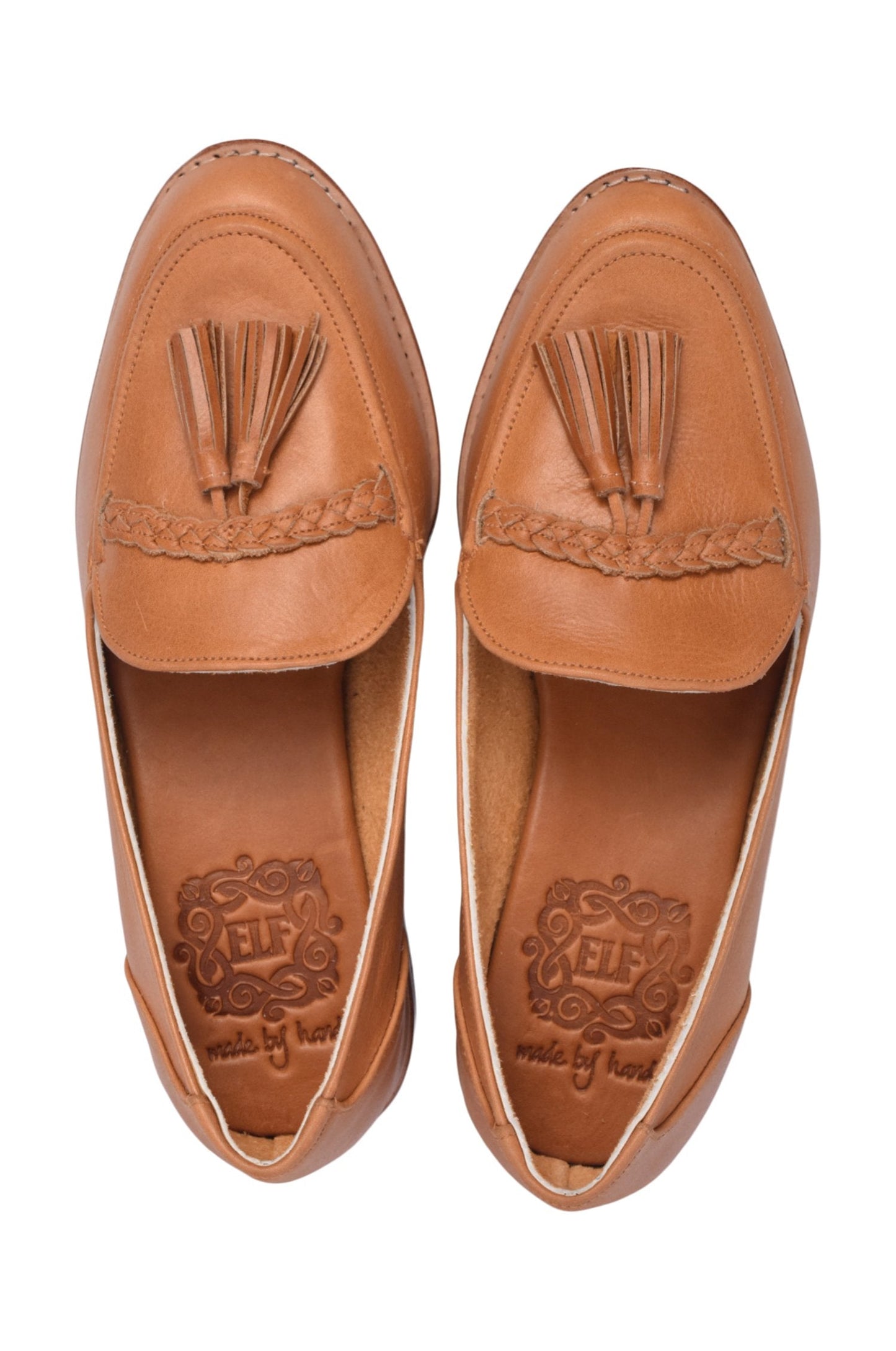 Dominique Leather Loafers with Tassel