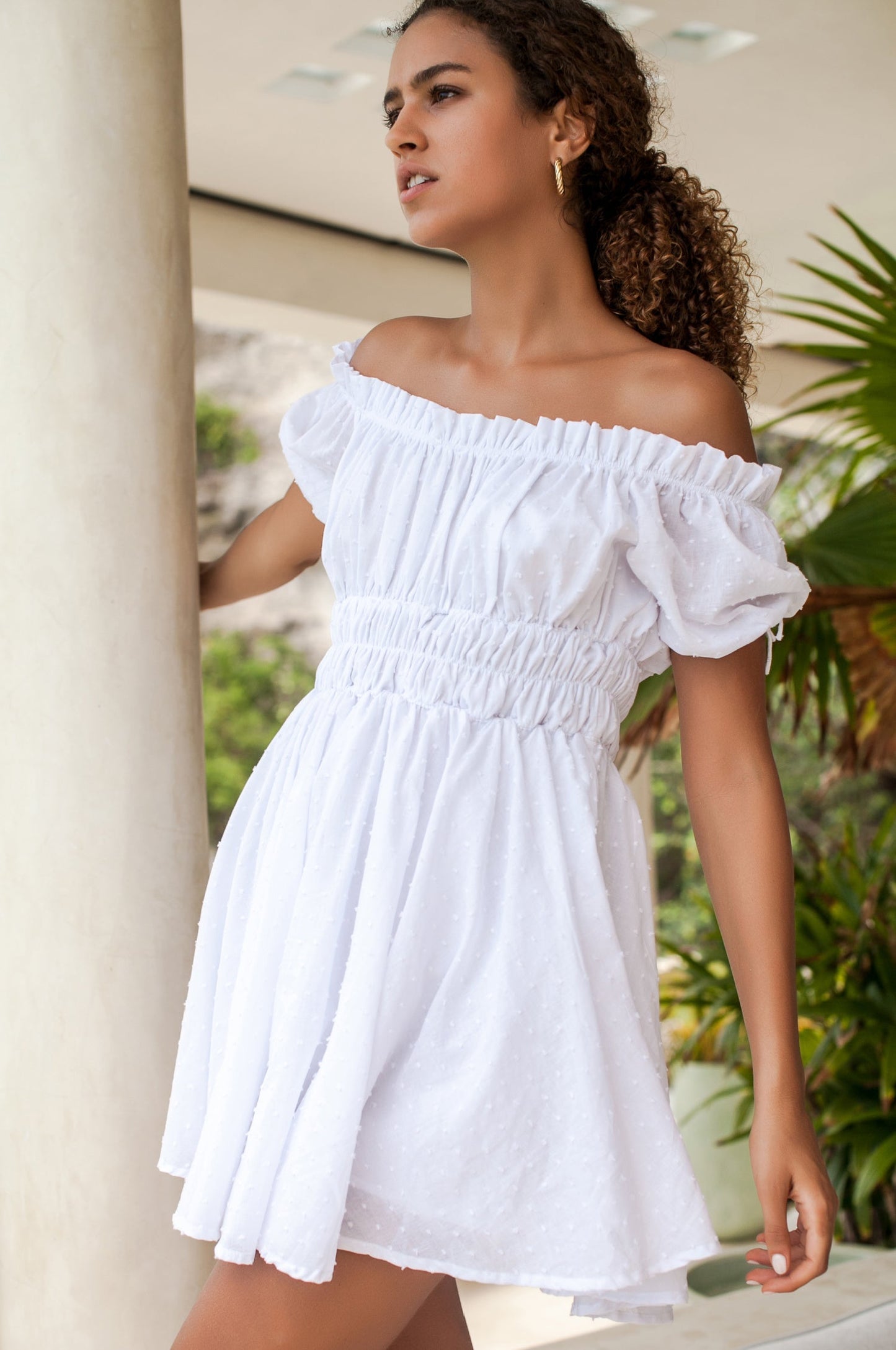 Rikke Off-Shoulder Mini Dress