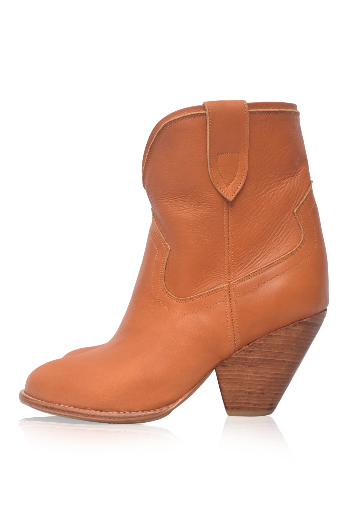Greetje Cowboy Leather Boots