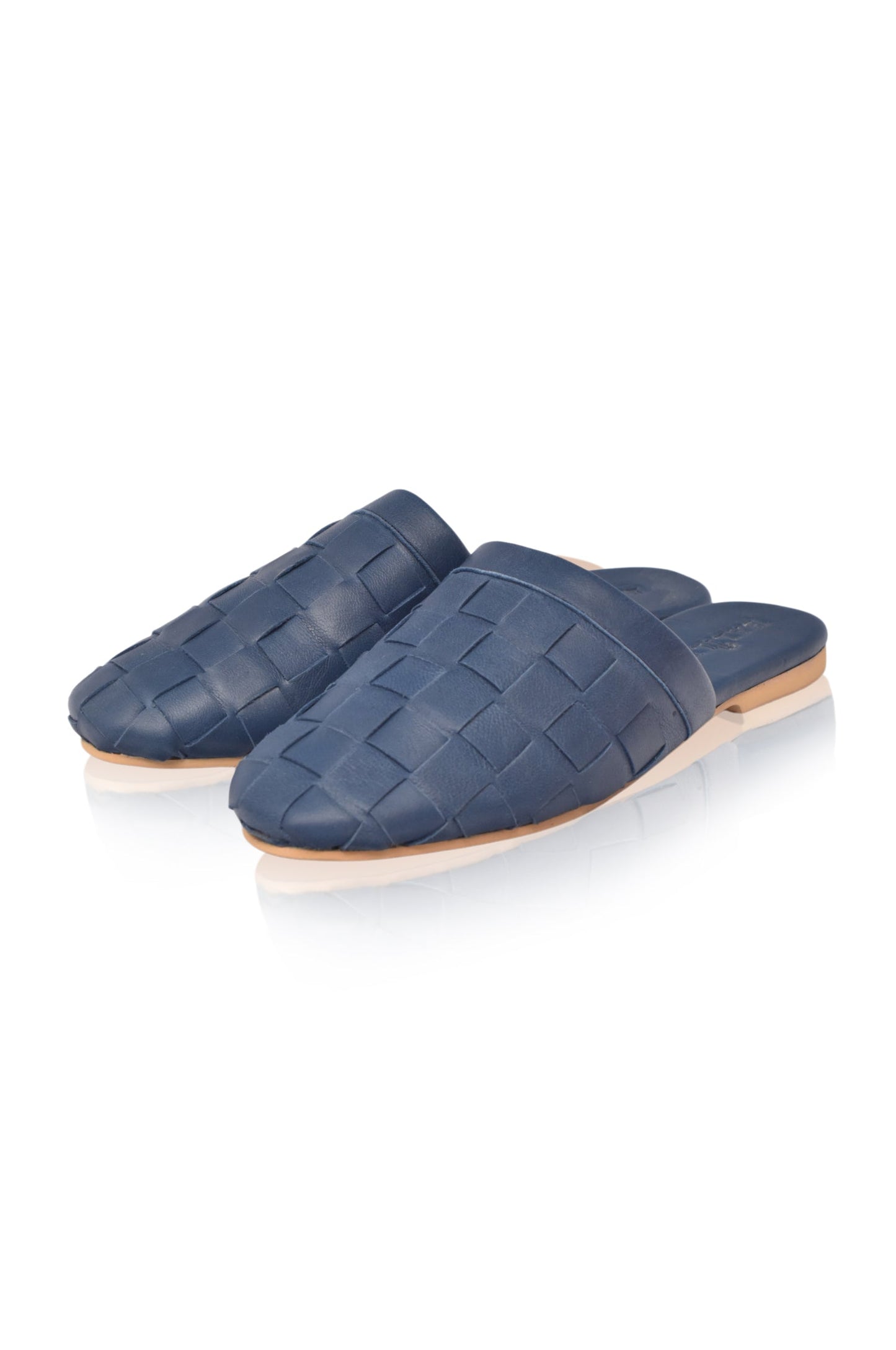 Clementine Leather Slides