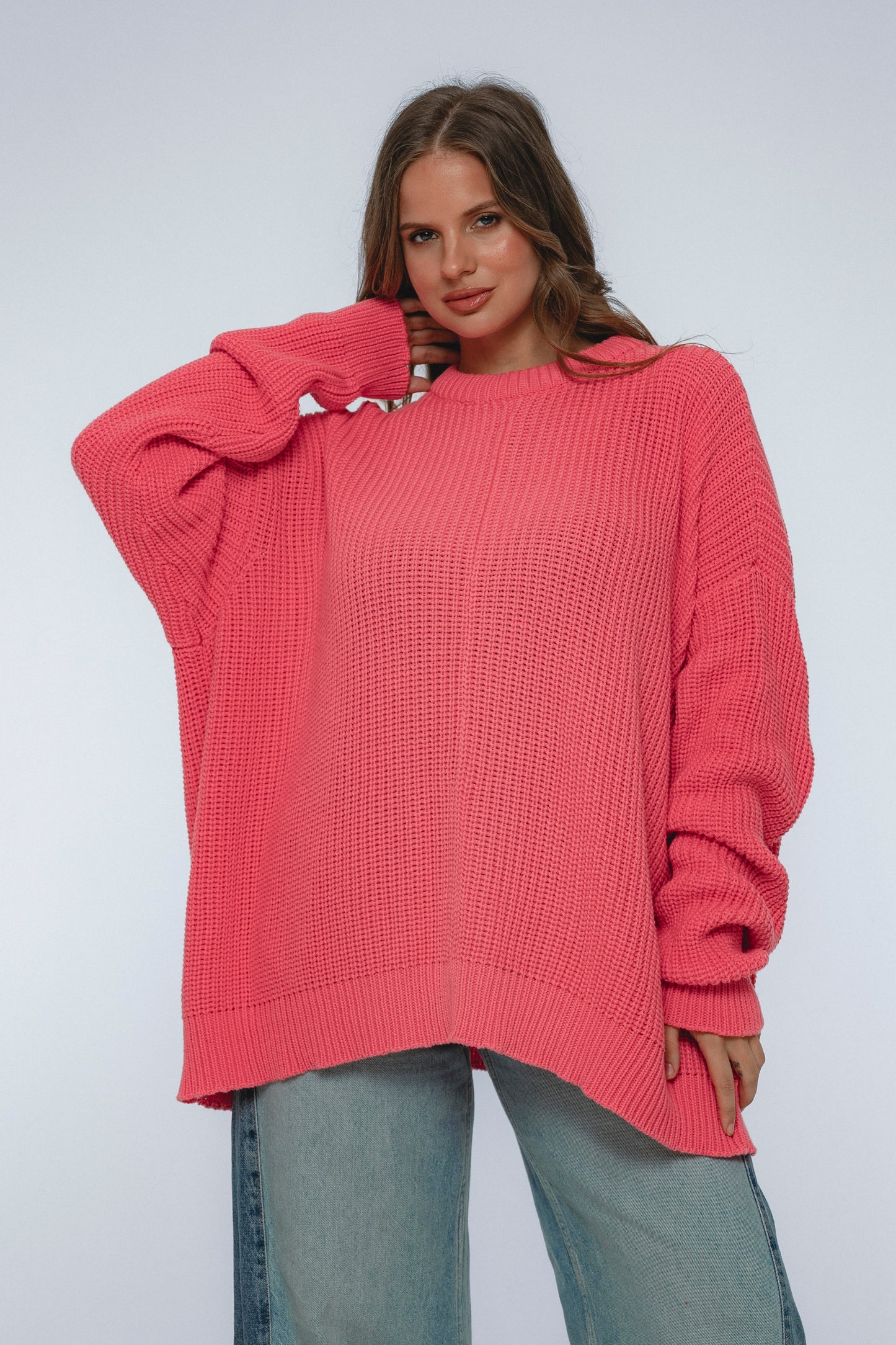 Colette Long Sleeve Cotton Sweater