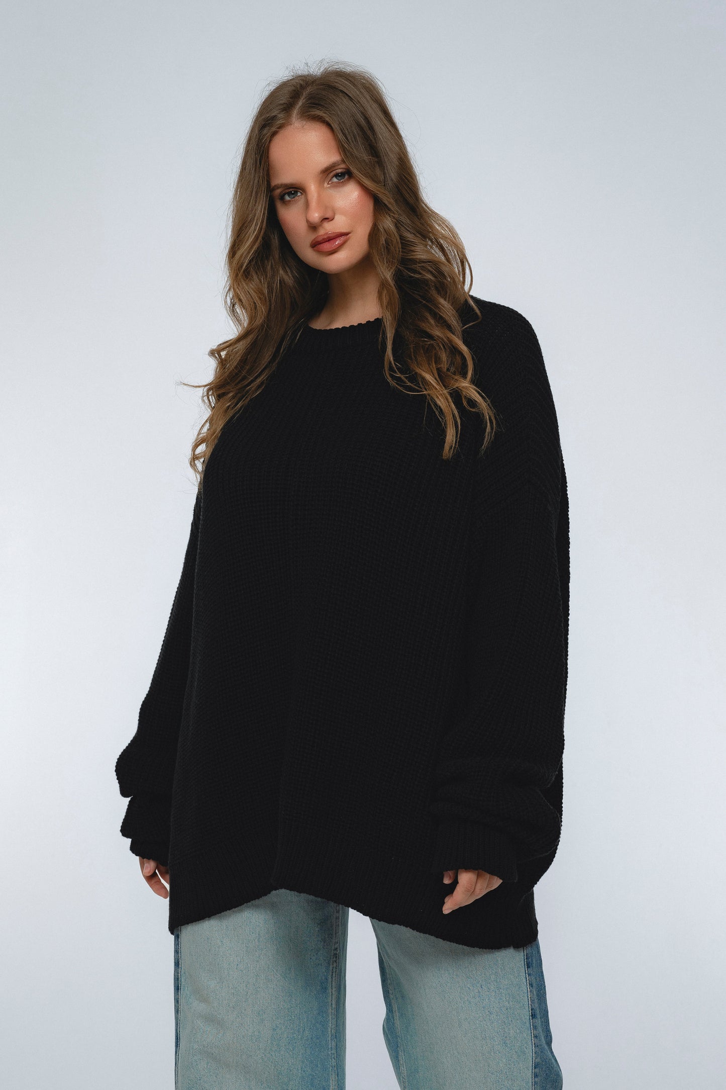 Colette Long Sleeve Cotton Sweater