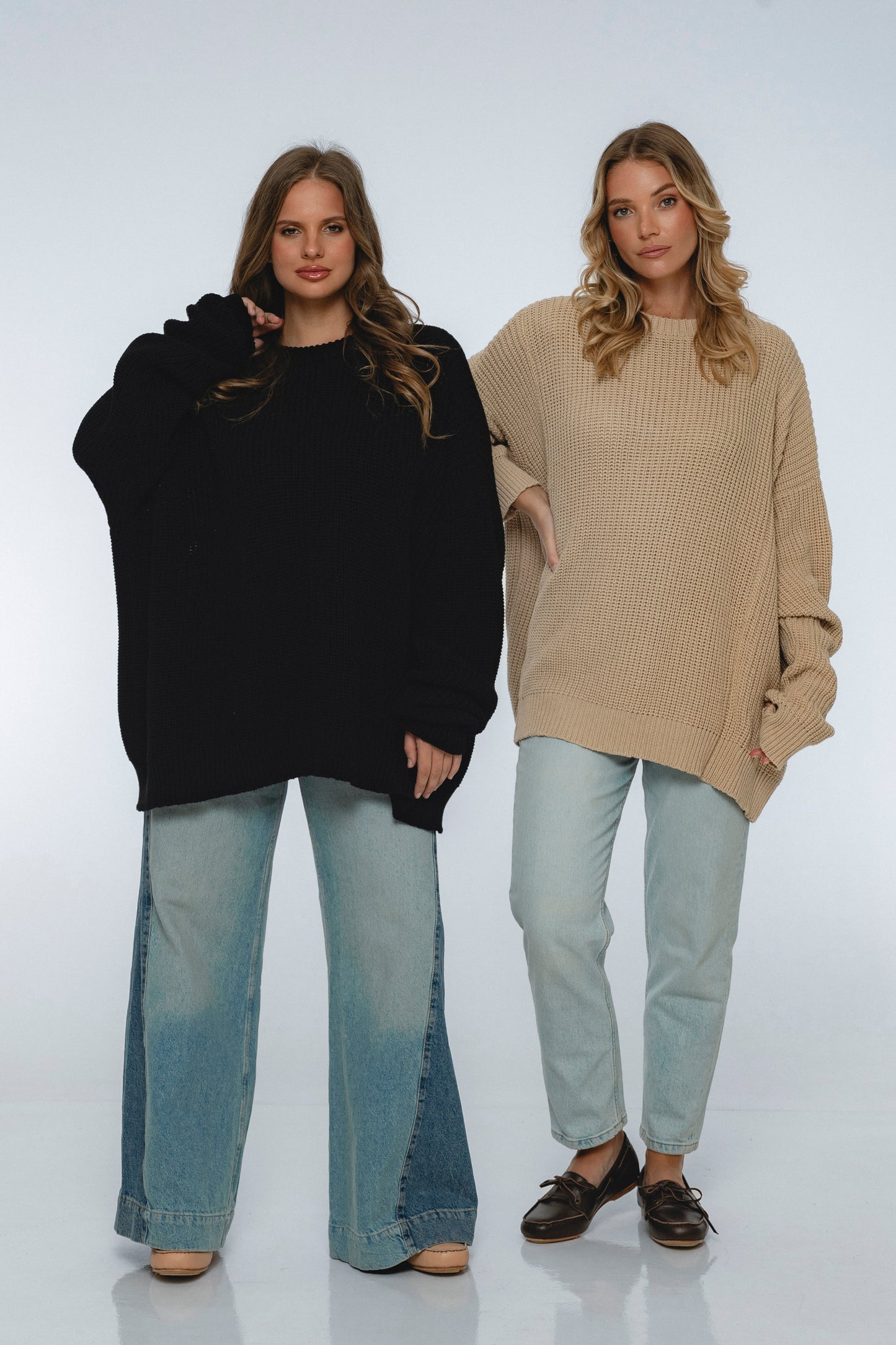 Colette Long Sleeve Cotton Sweater