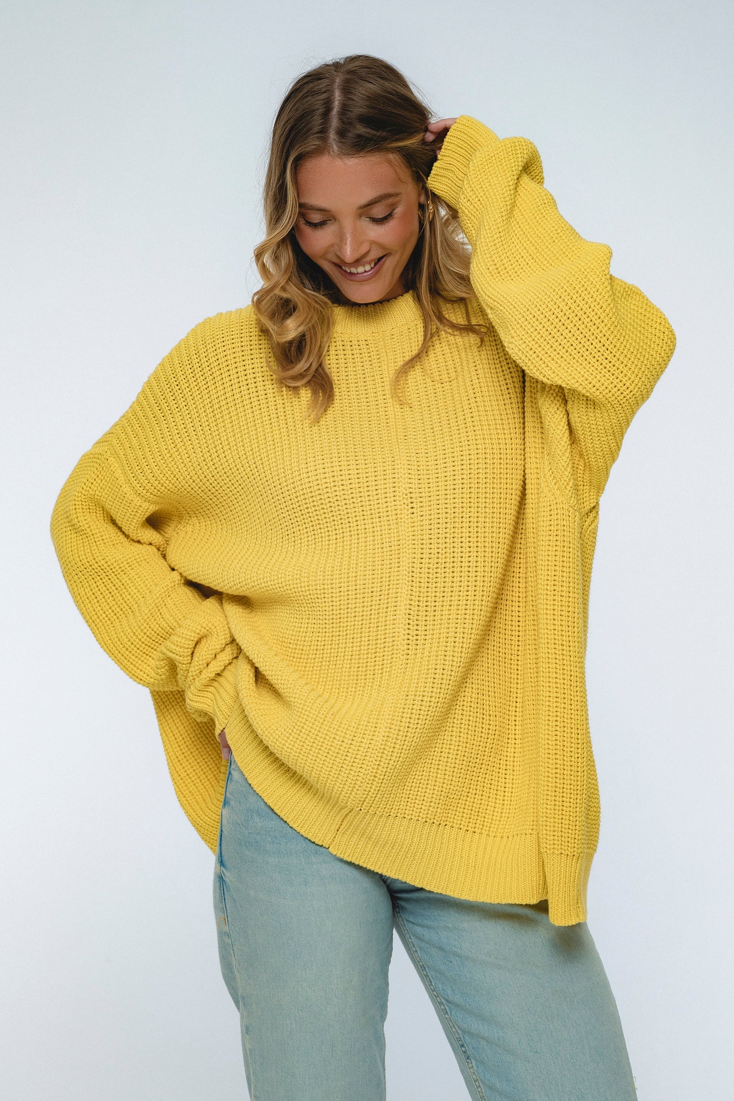 Colette Long Sleeve Cotton Sweater