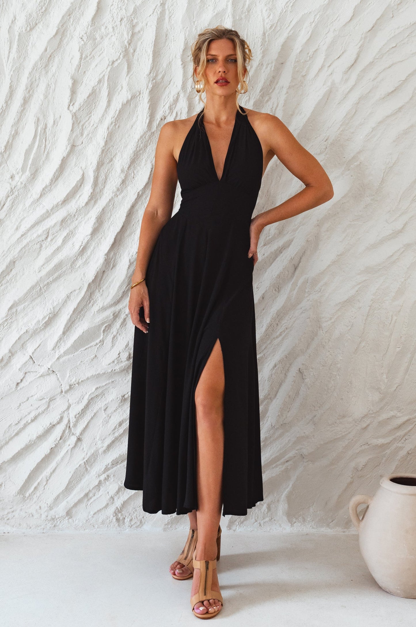 Amarante Halterneck Maxi Dress