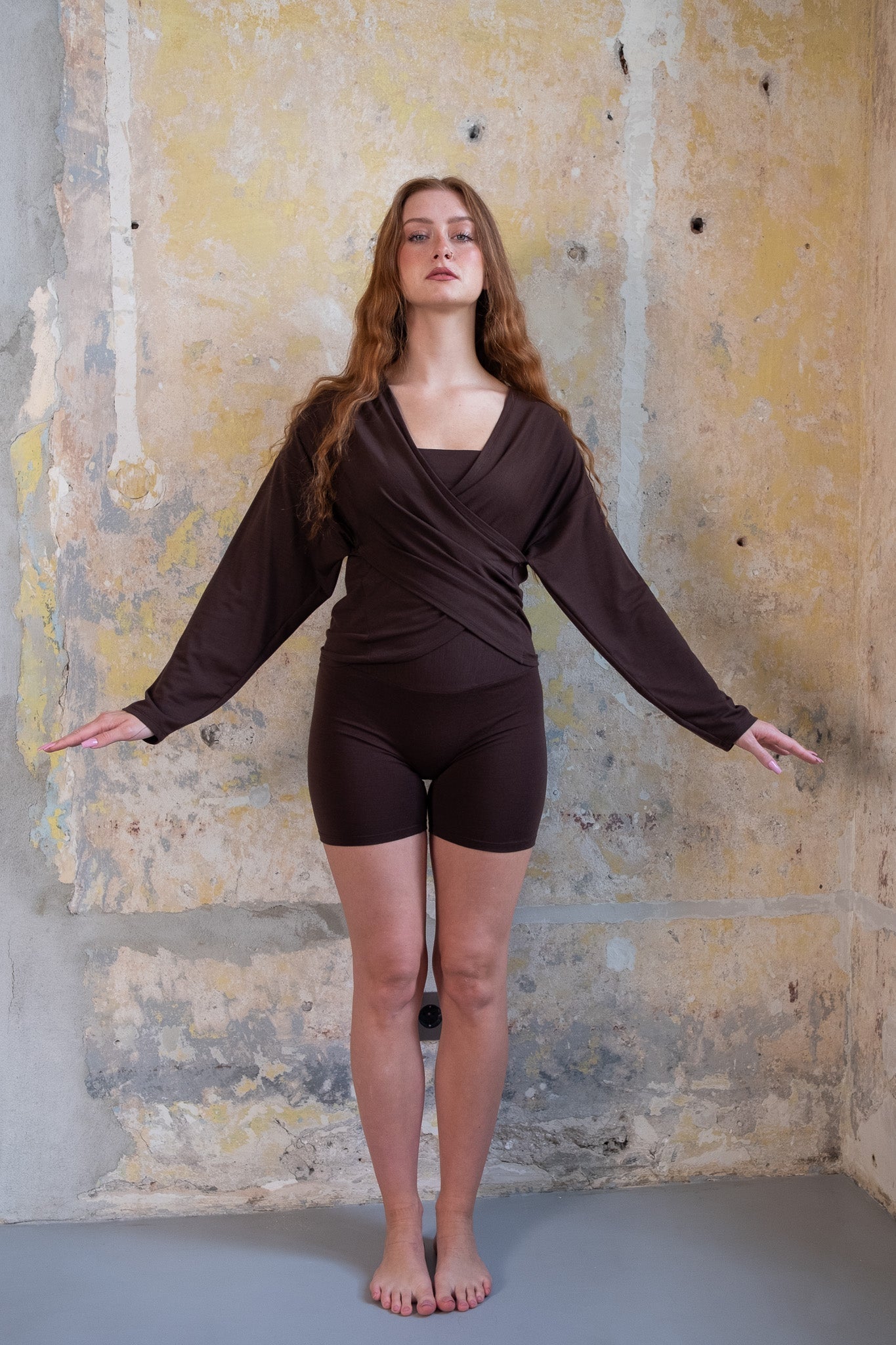 Lenthe Merino Wool Wrap Sweater