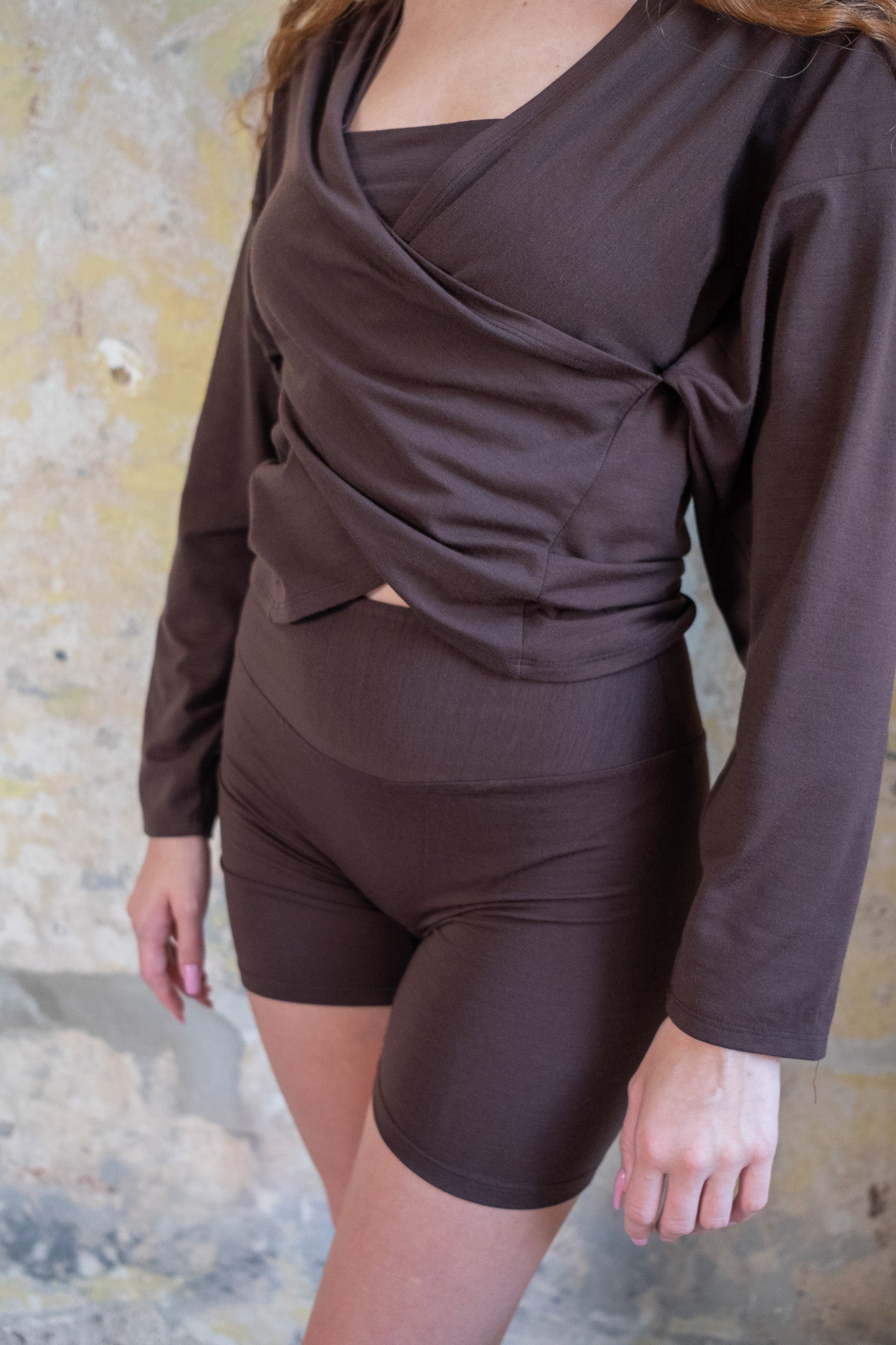 Lenthe Merino Wool Wrap Sweater