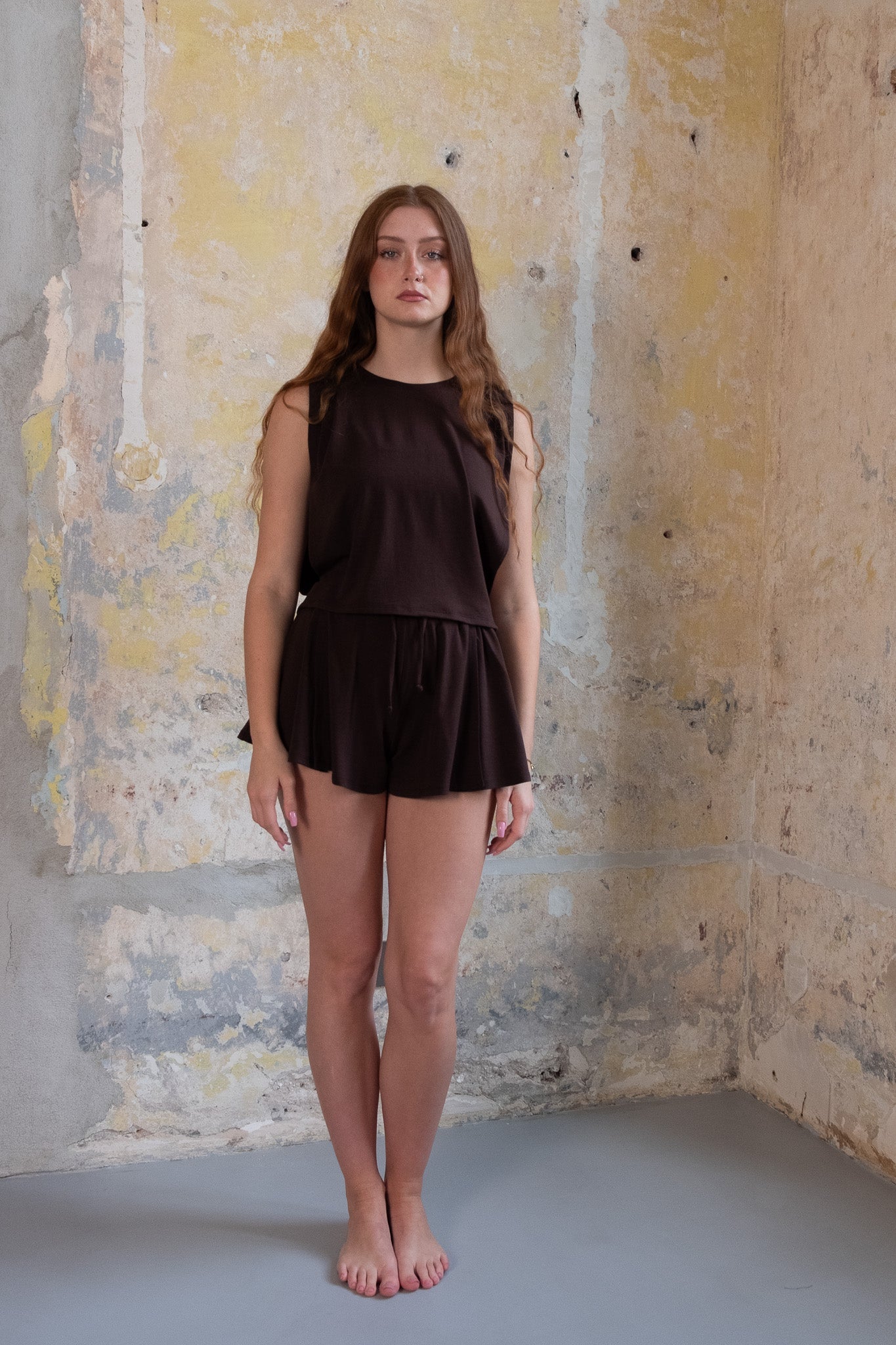 Marlein Merino Wool Open-Side Top
