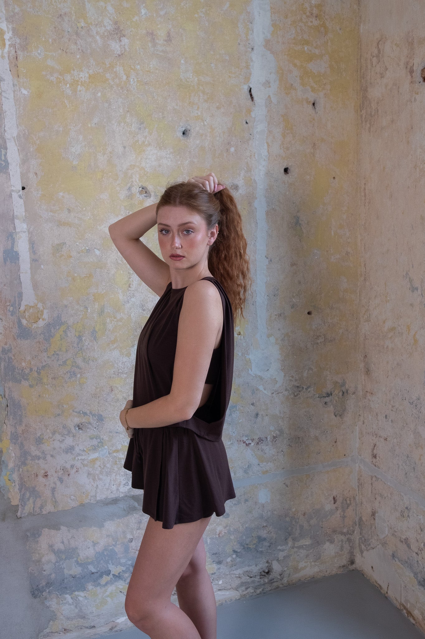Marlein Merino Wool Open-Side Top