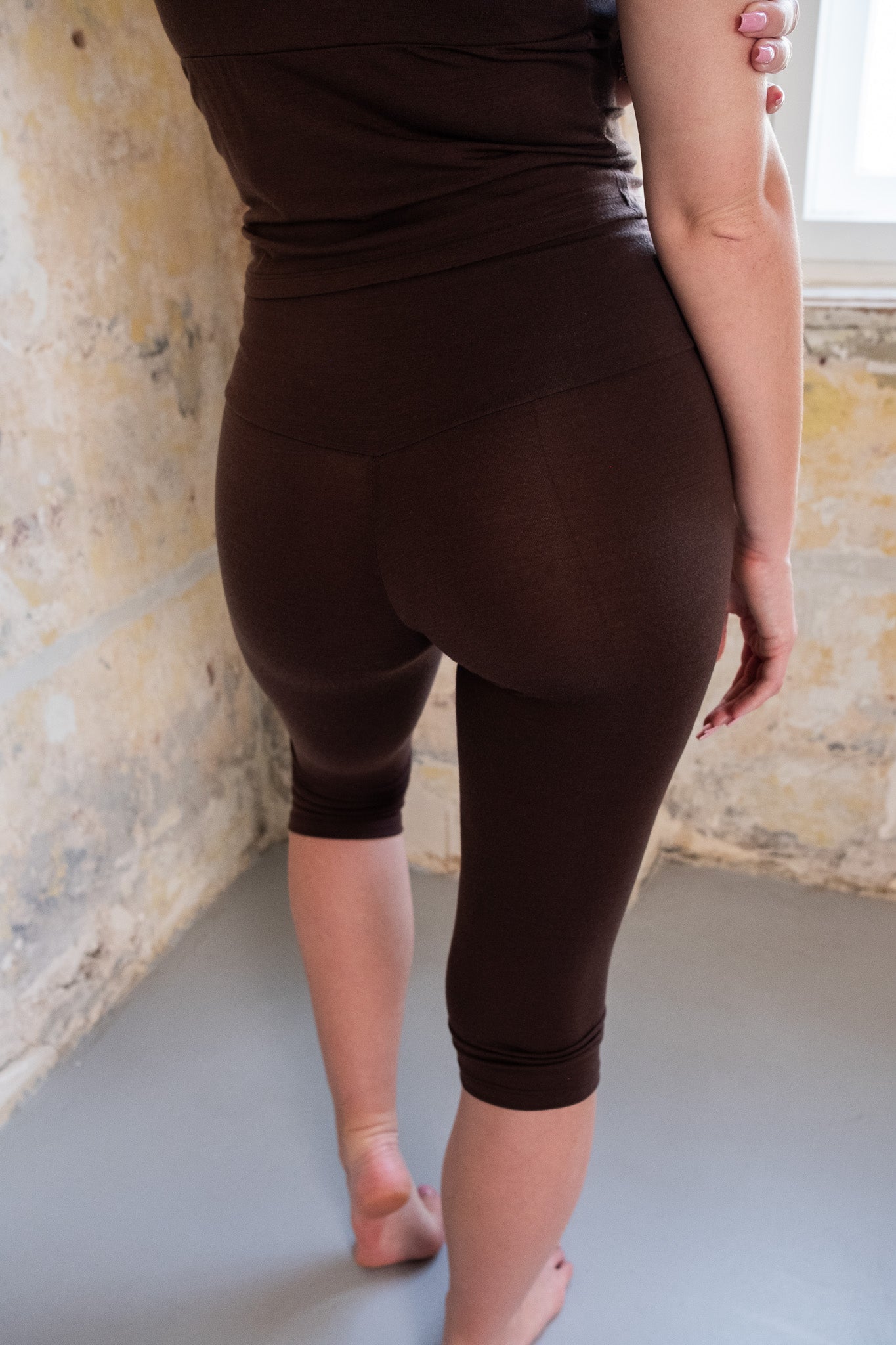 Marieke Merino Wool Capri Leggings