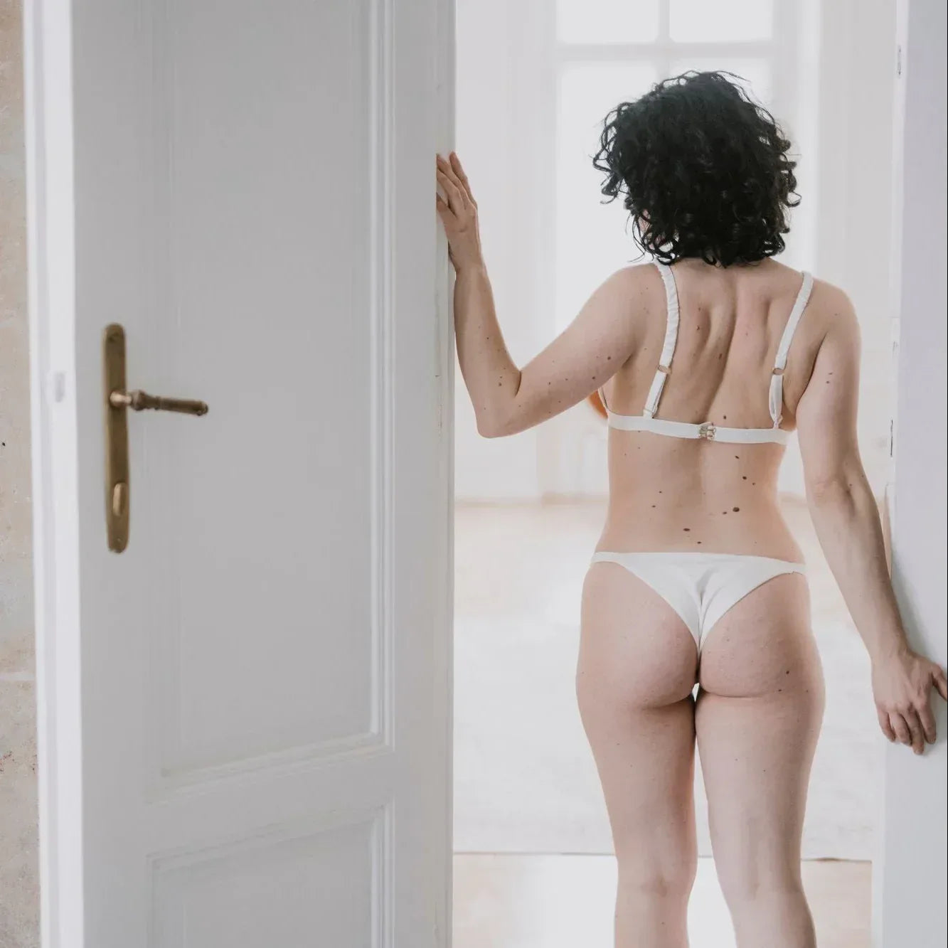 Silk Brazilian Briefs – White