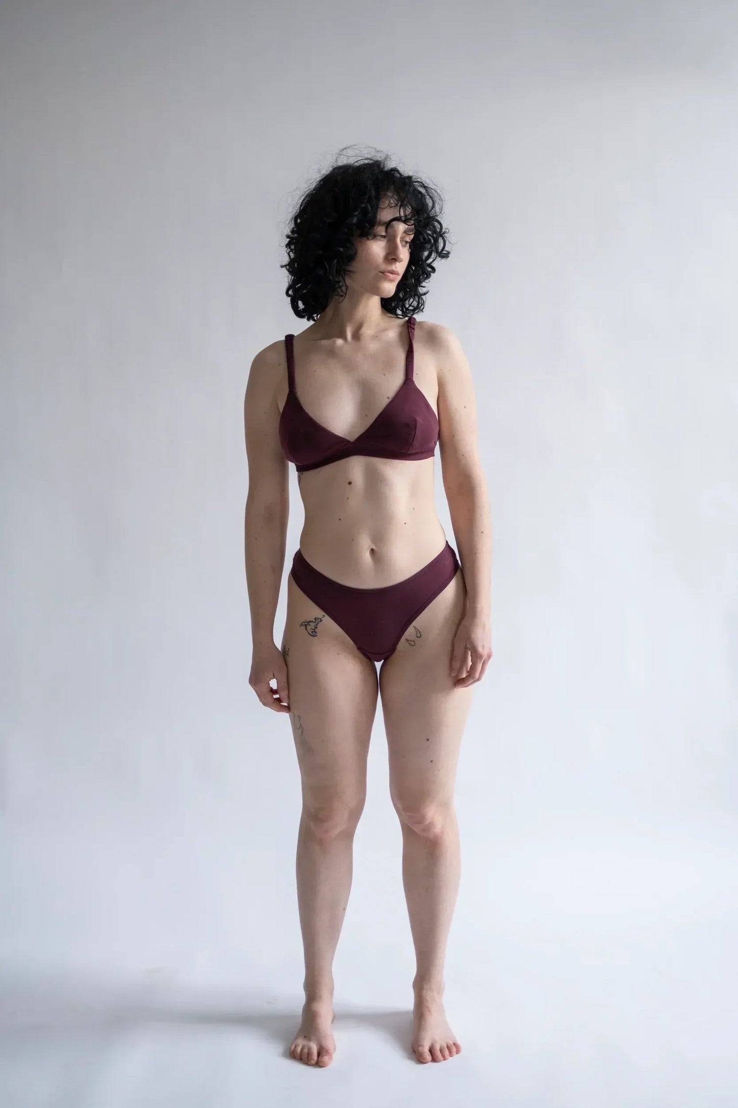 Women's Seacell Thong - Burgundy