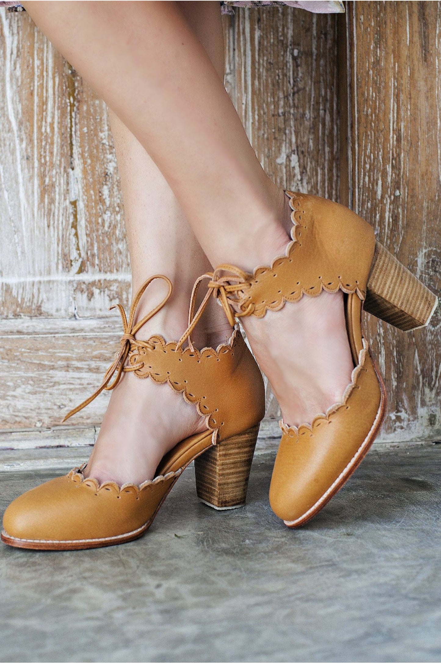 Leonelle Leather Heels