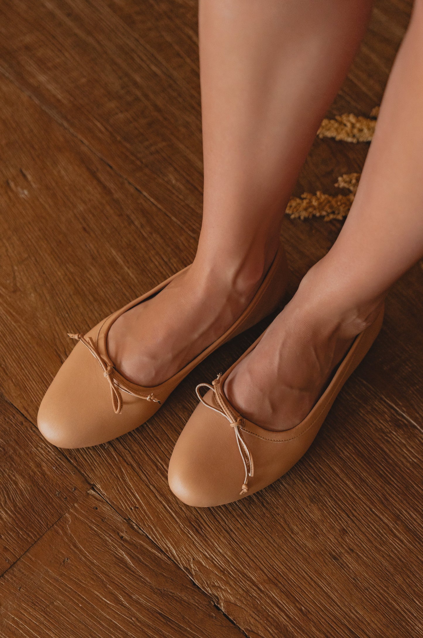 Galiene Leather Ballet Flats