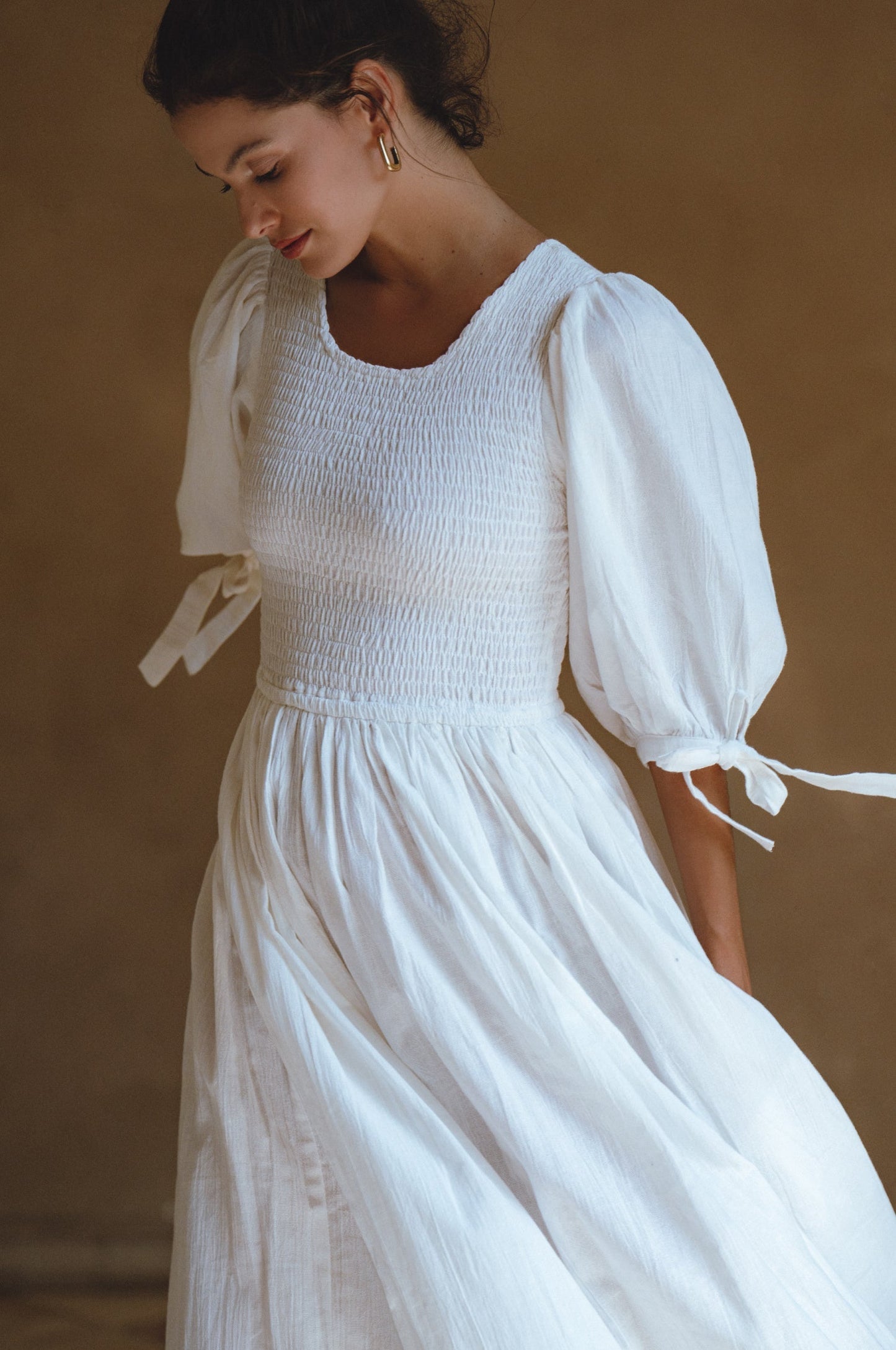 Fioria Linen Midi Dress