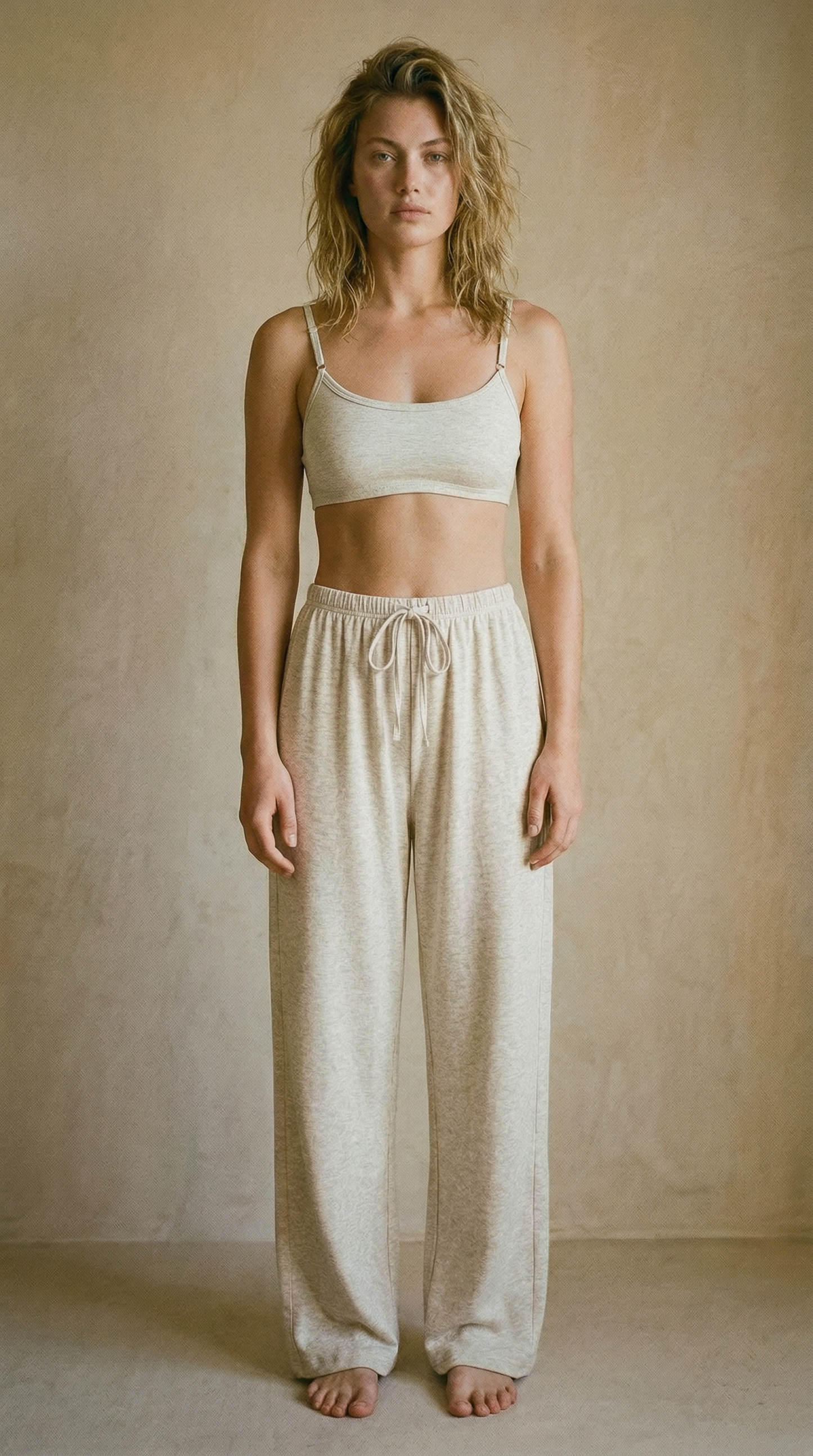 Women's Wide Leg Palazzo Pyjama Pants — Organic Cotton & Linen