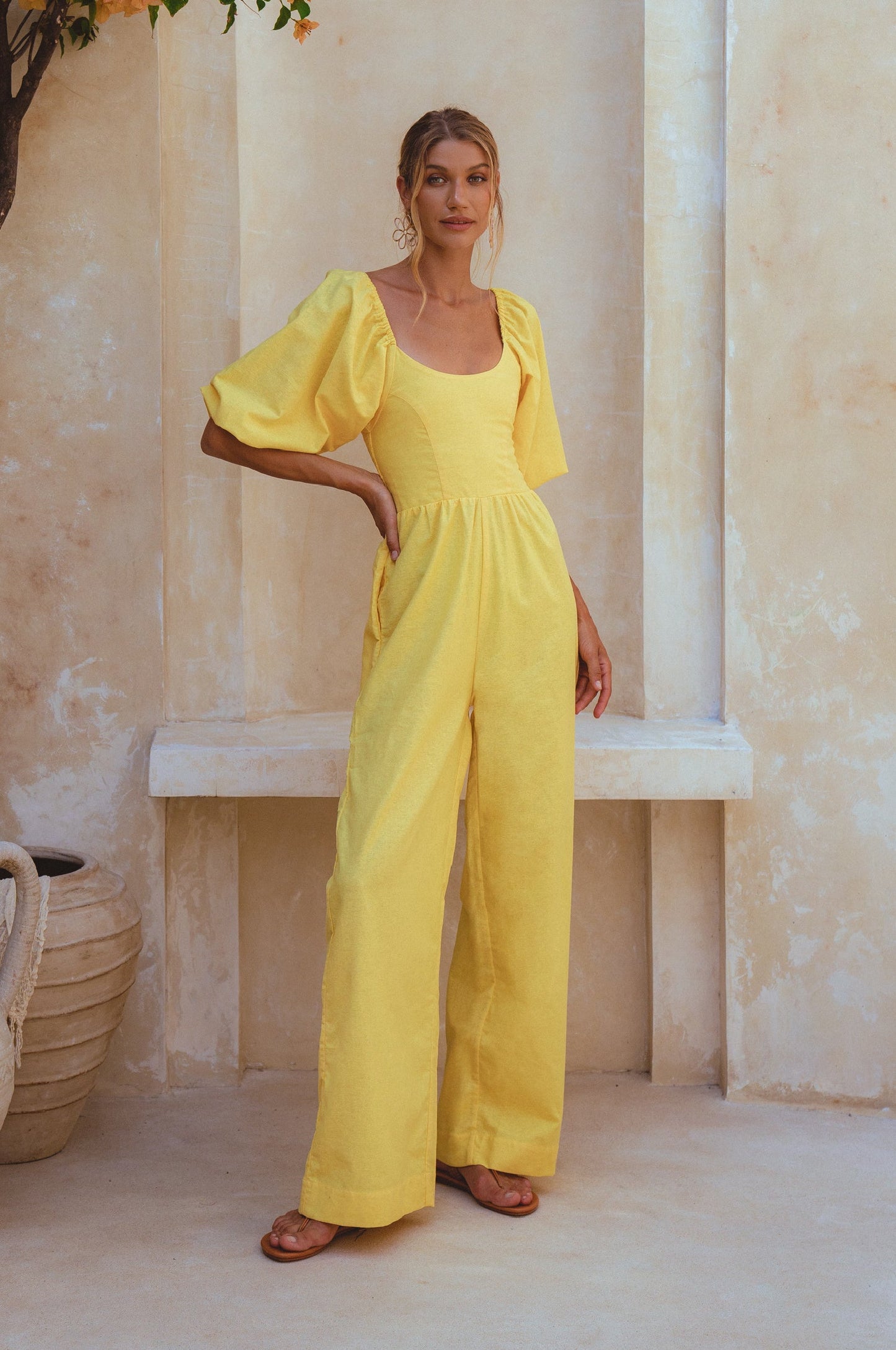 Valentine Linen Jumpsuit