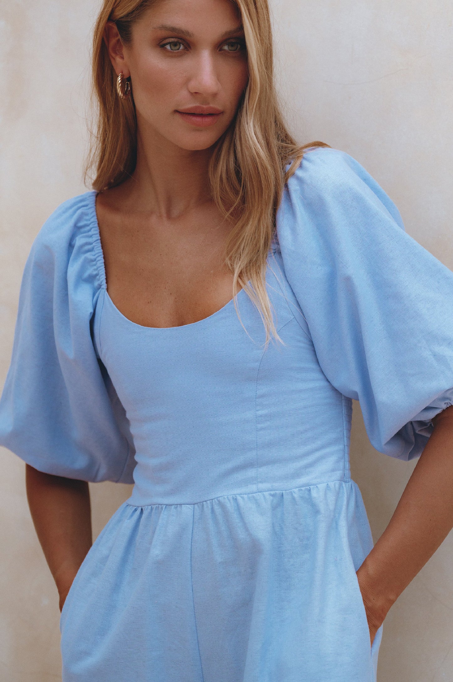 Valentine Linen Jumpsuit