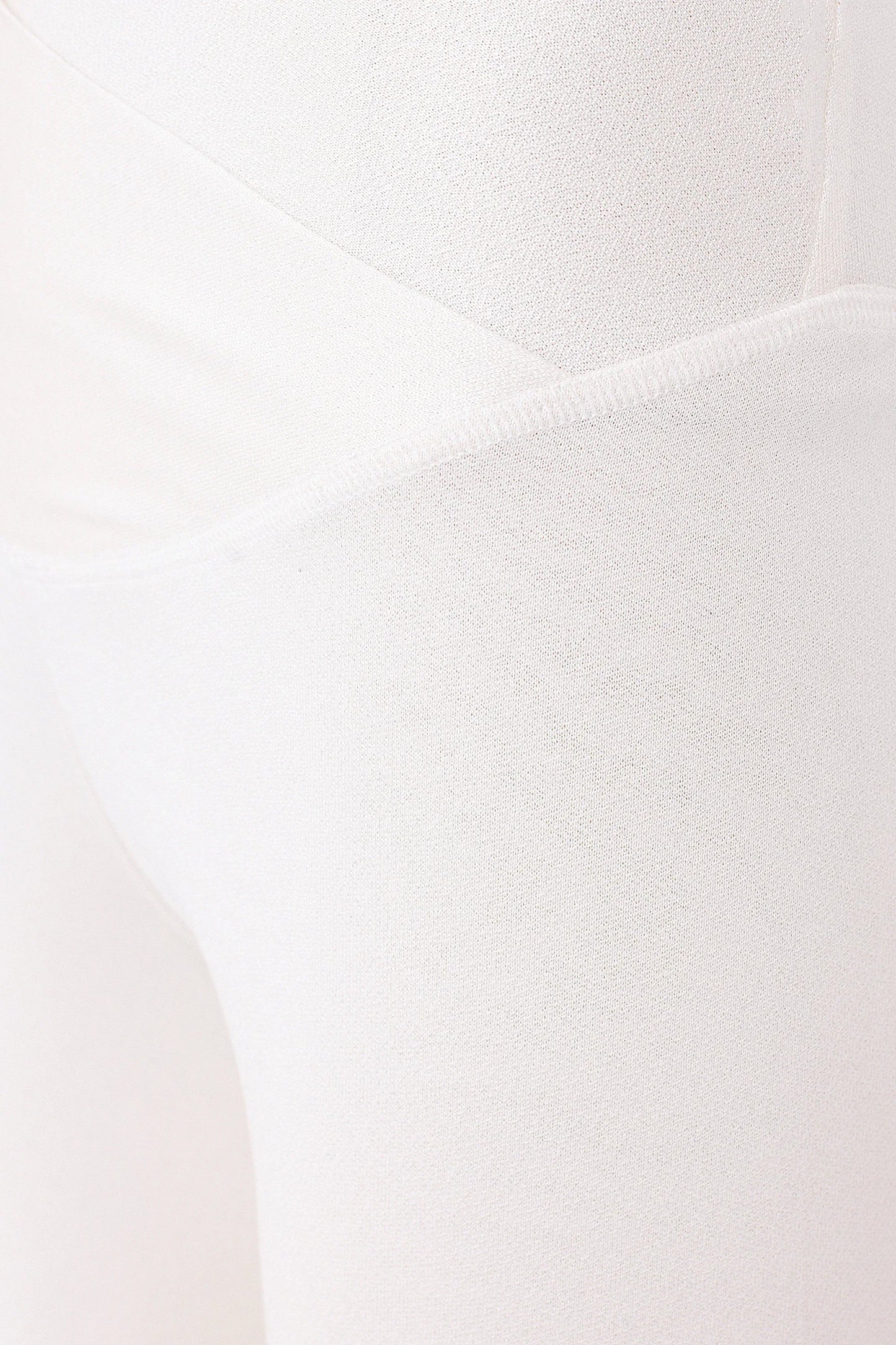 Women's Silk Bike Shorts - White