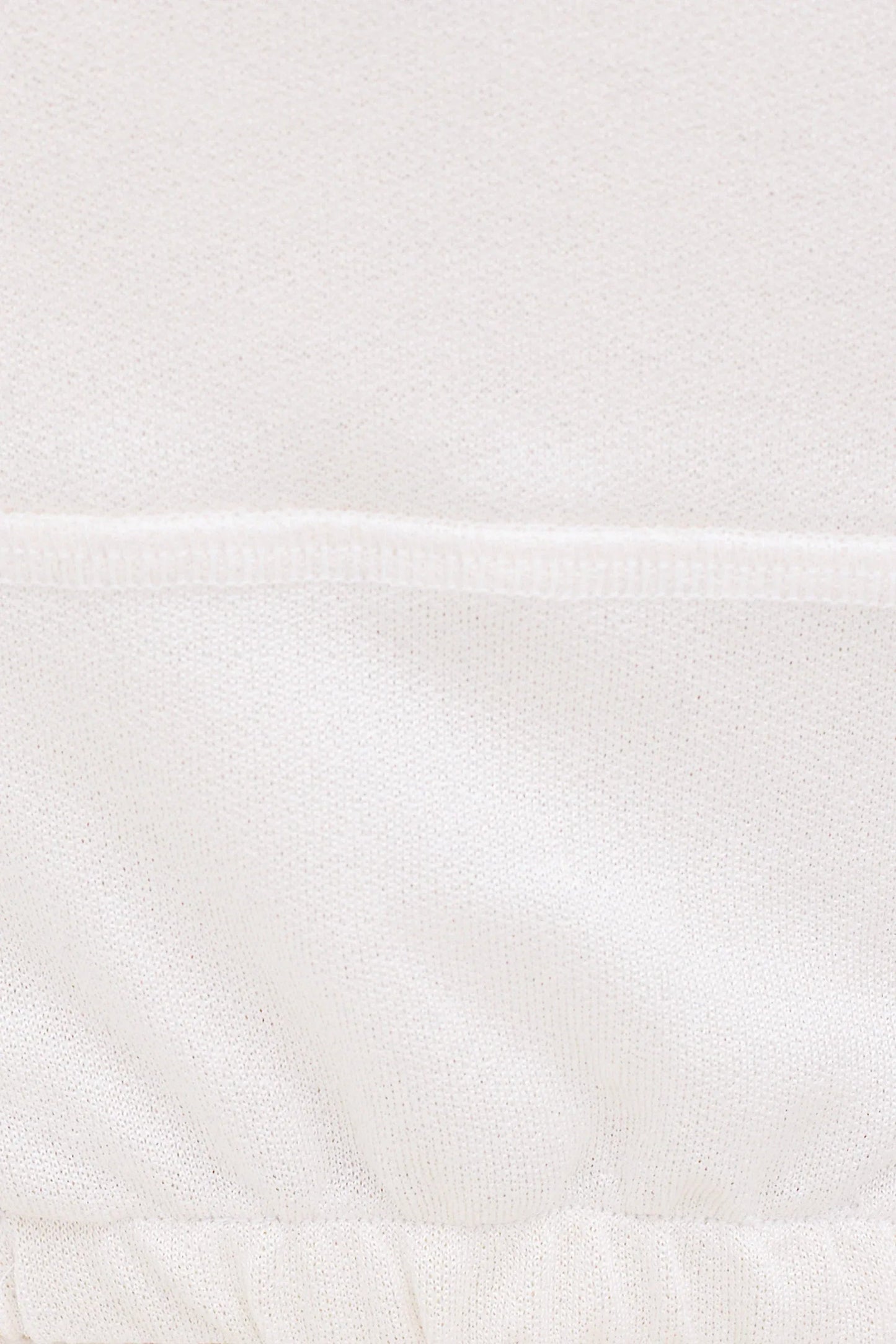 Women's Silk Sports Bra - White