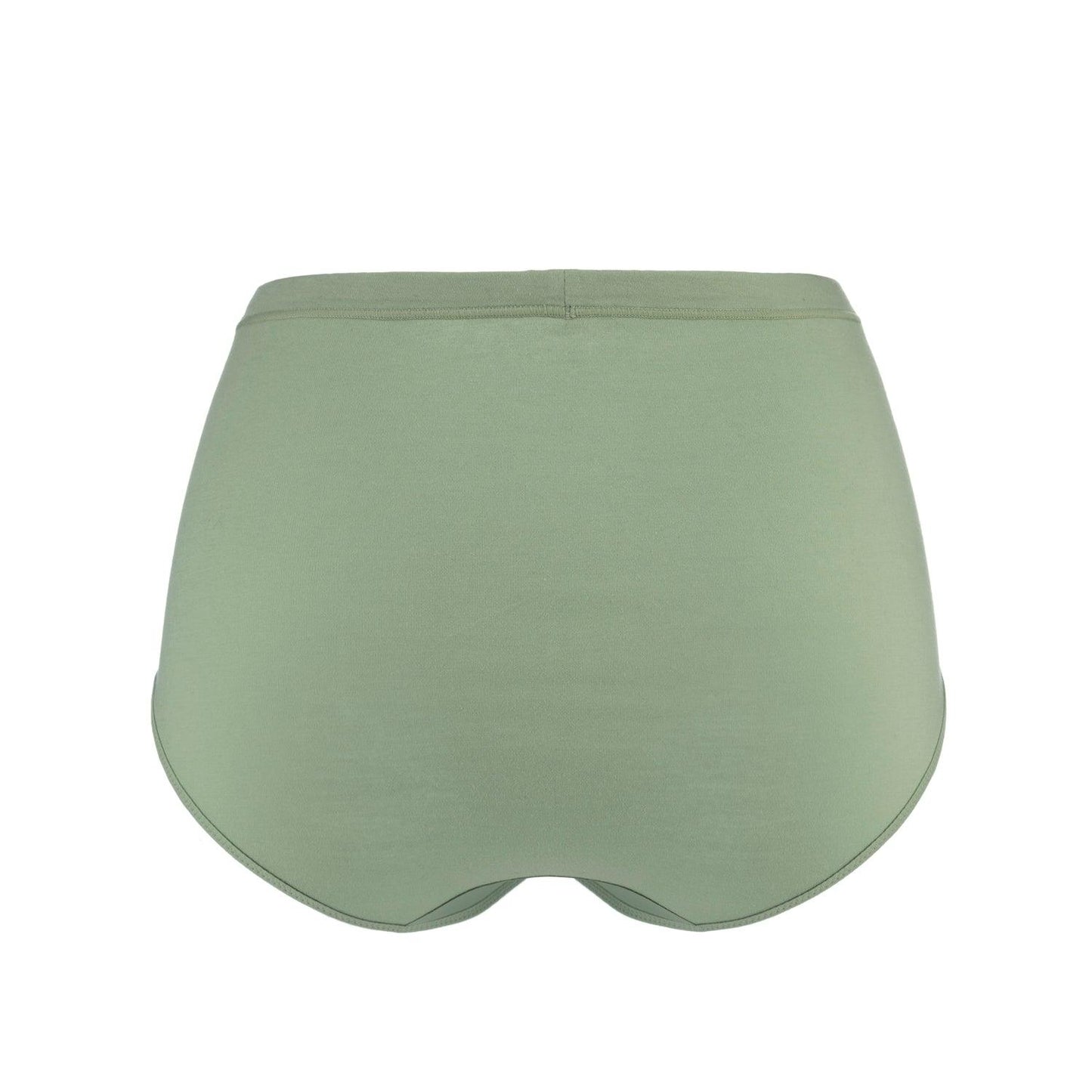 Lilou Silk & Organic Cotton Full Brief — Aspen Green