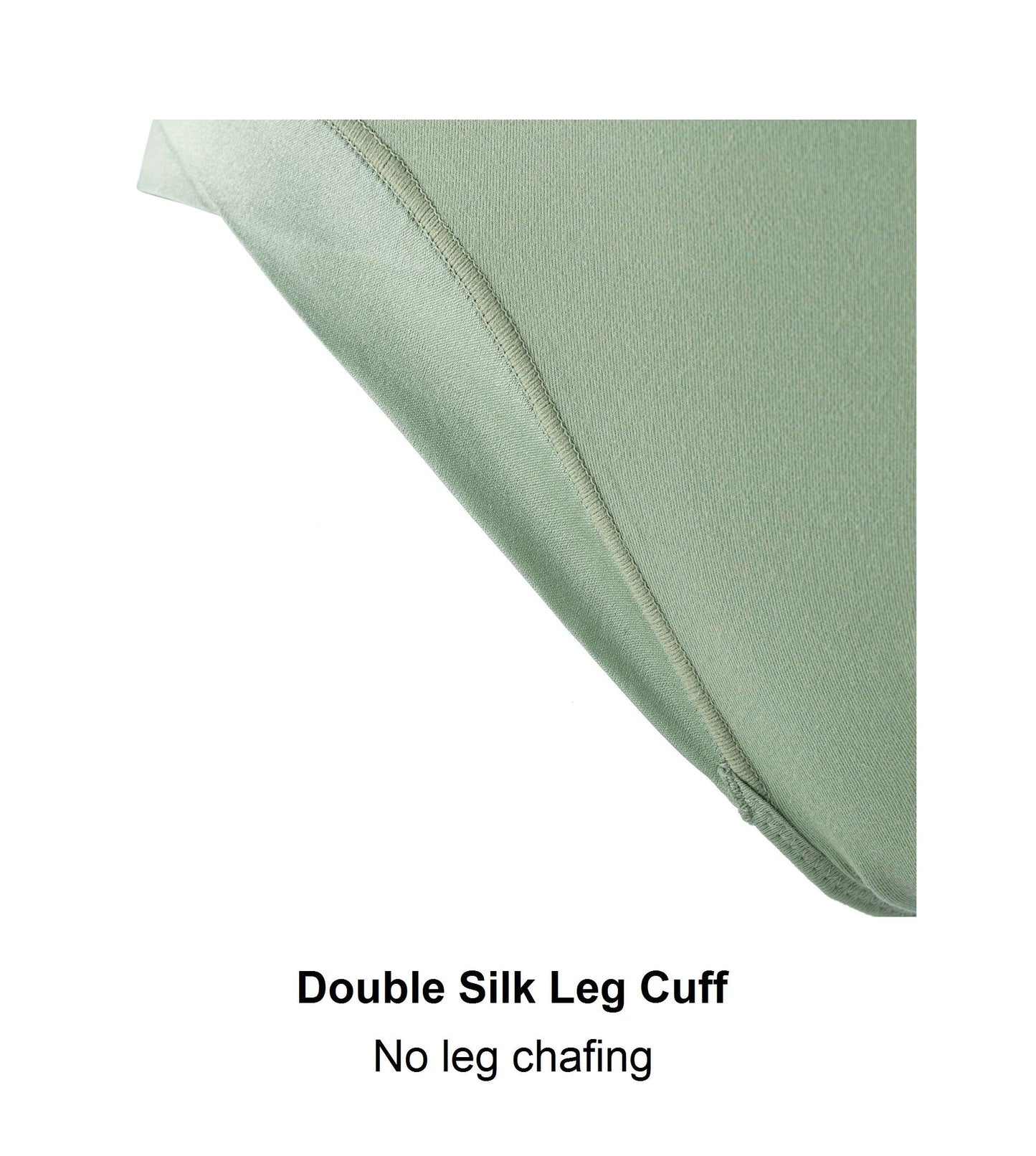 Lilou Silk & Organic Cotton Full Brief — Aspen Green