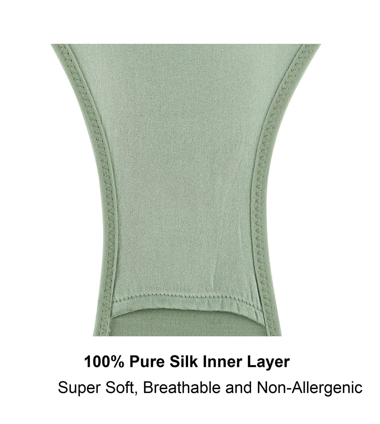Lilou Silk & Organic Cotton Full Brief — Aspen Green