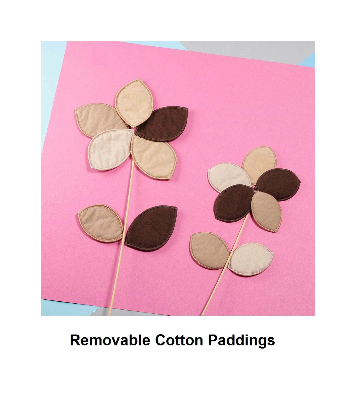 Cocoa-Underwired Silk & Organic Cotton Full Cup Bra with removable paddings